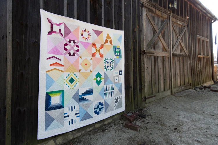 Summer Sampler 2018 : Summer Road Trip ~ A Finished Quilt