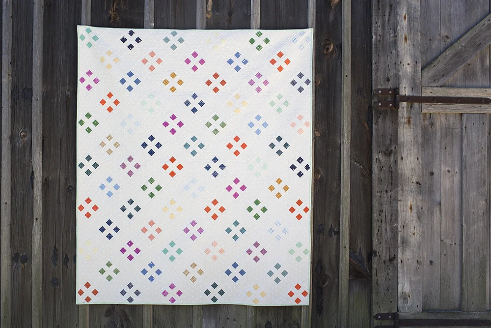 Four Square ~ A Finished Quilt and Pattern