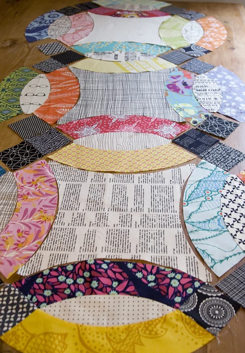 The NYC MQG Double Wedding Ring Quilt Challenge