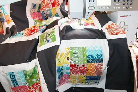 Winter Rainbow Quilting