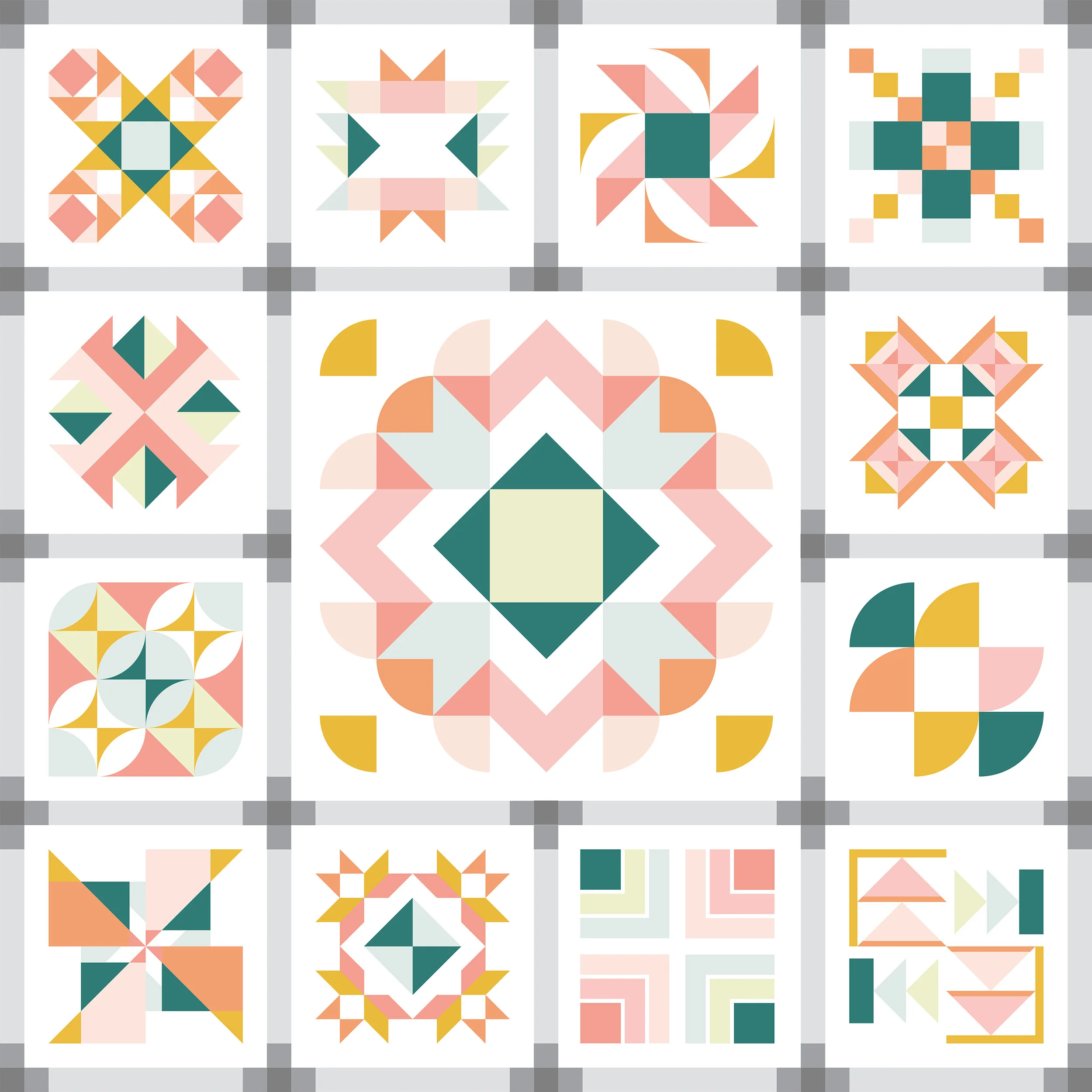 Summer Sampler 2021 Quilt Along