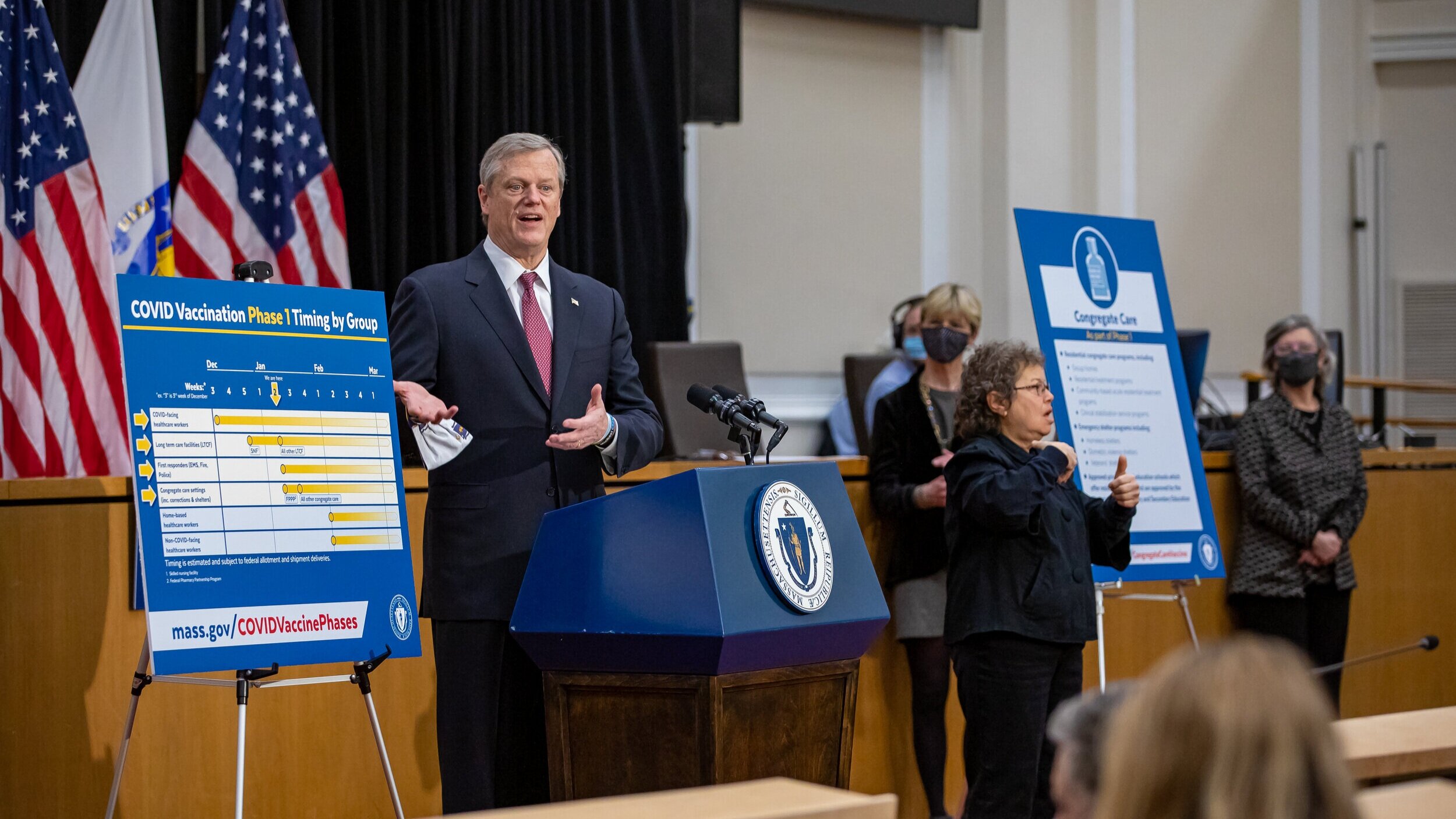 Governor Baker's Press Conference - Jan 13, 2021 - Posters