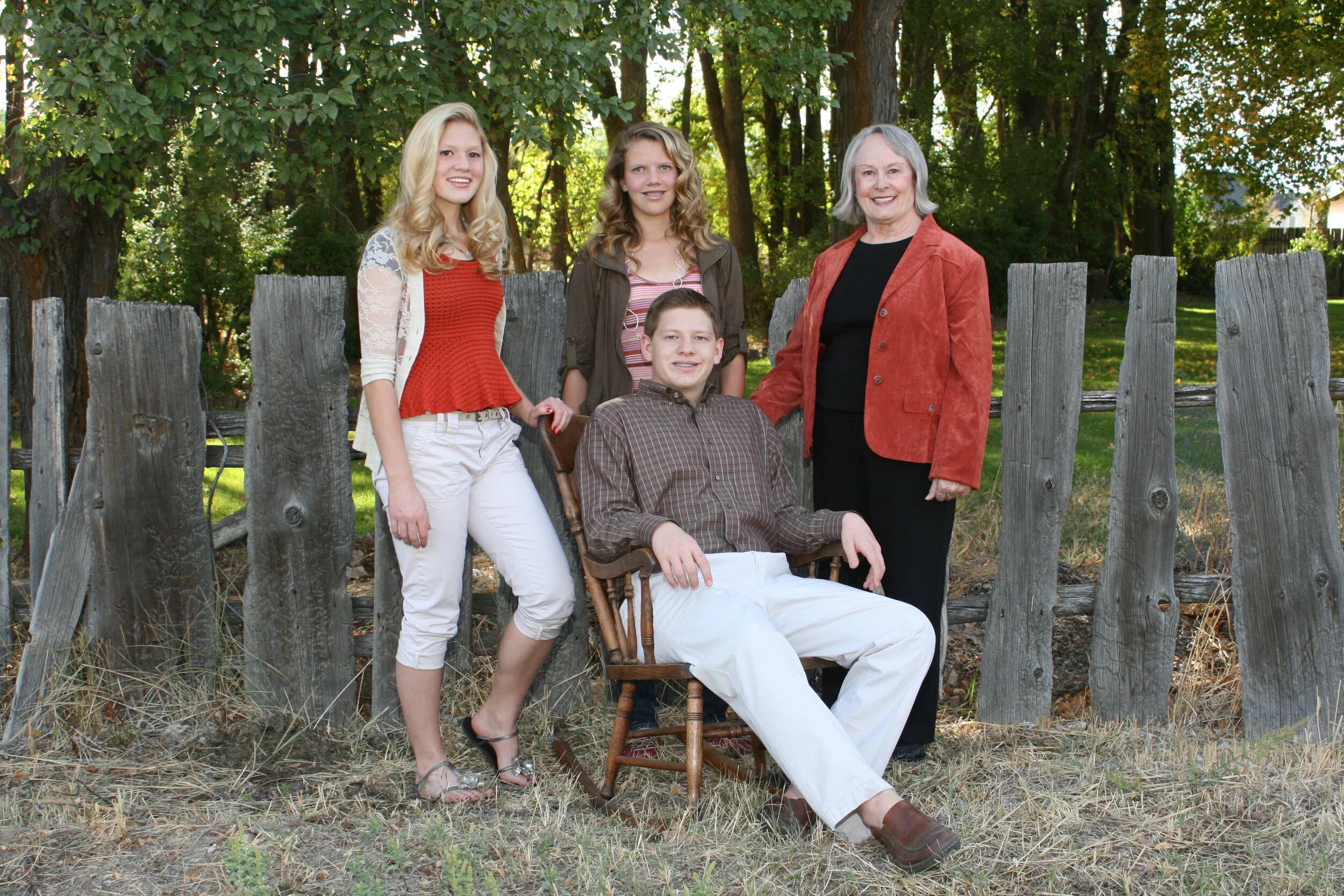 2012. Grandma and kids. 