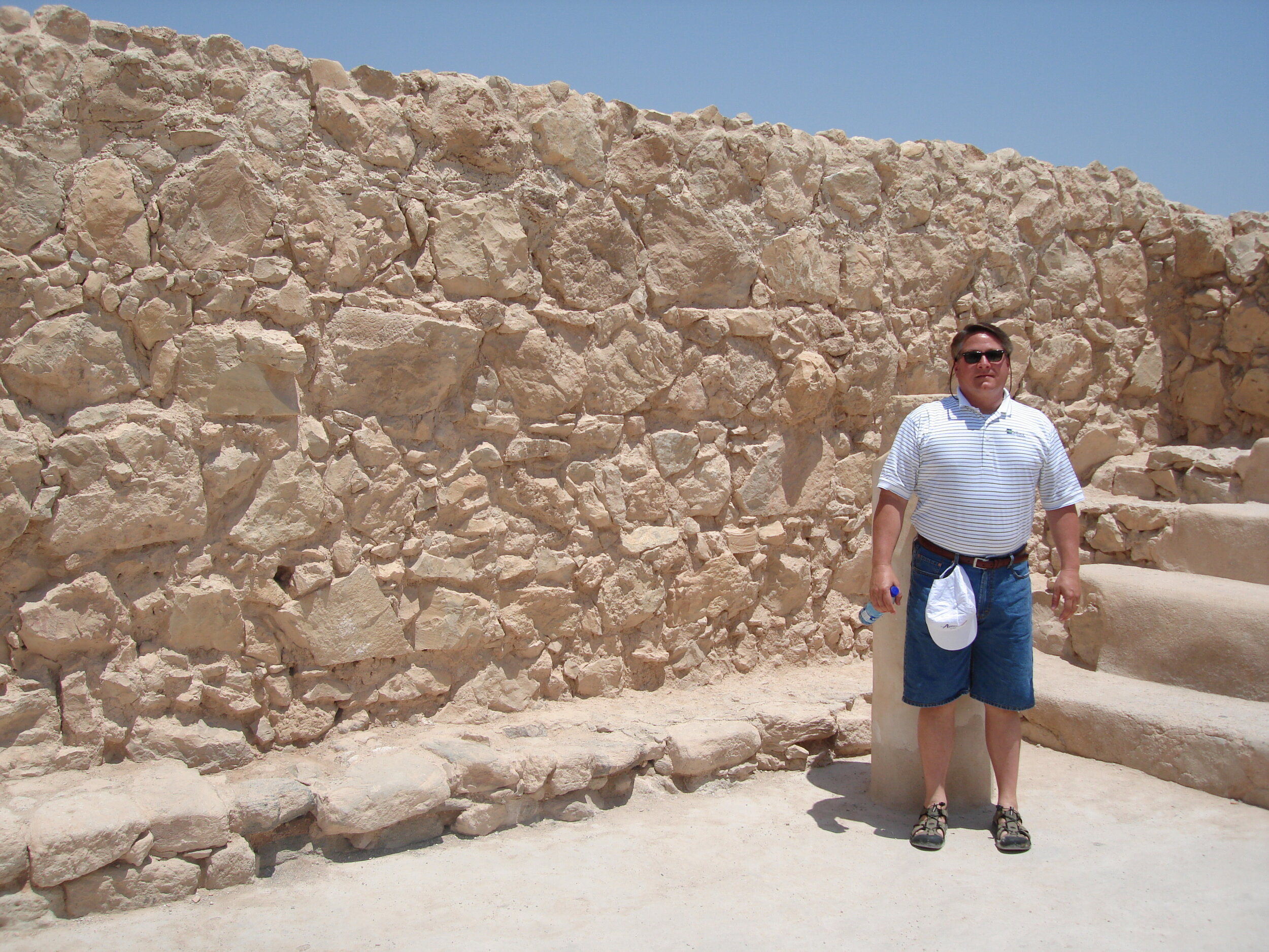 Masada ruins. 2008.