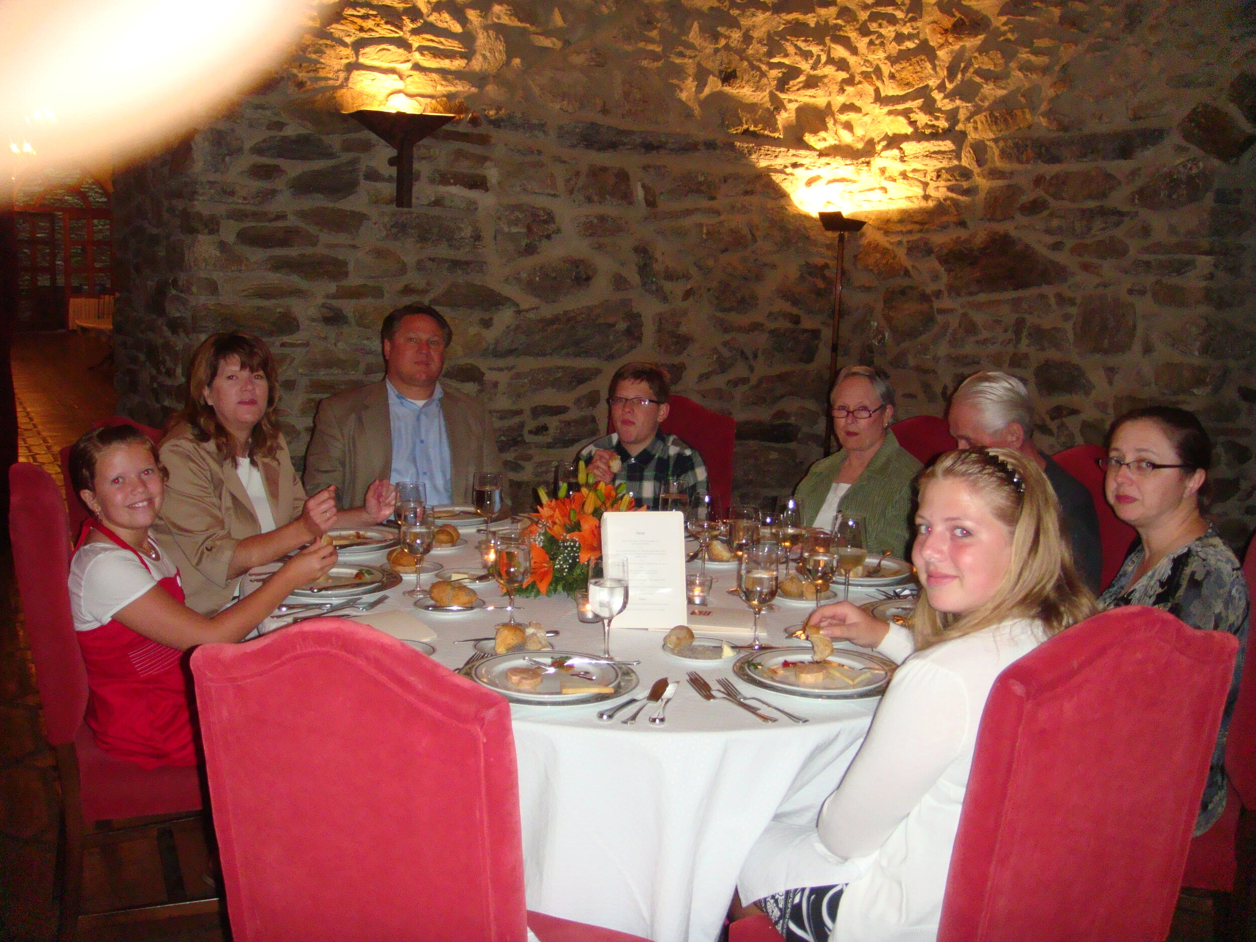 Spain. 2010. Parador dinner.