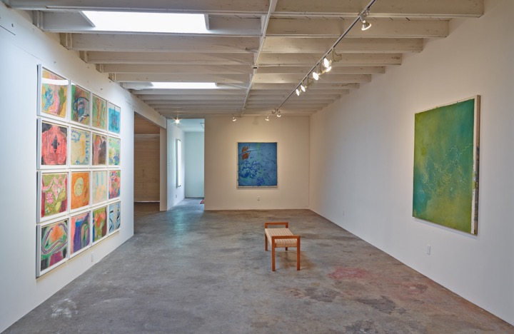 Installation view of "Stone Gloves", solo exhibition at Harmony Murphy Gallery, 2014