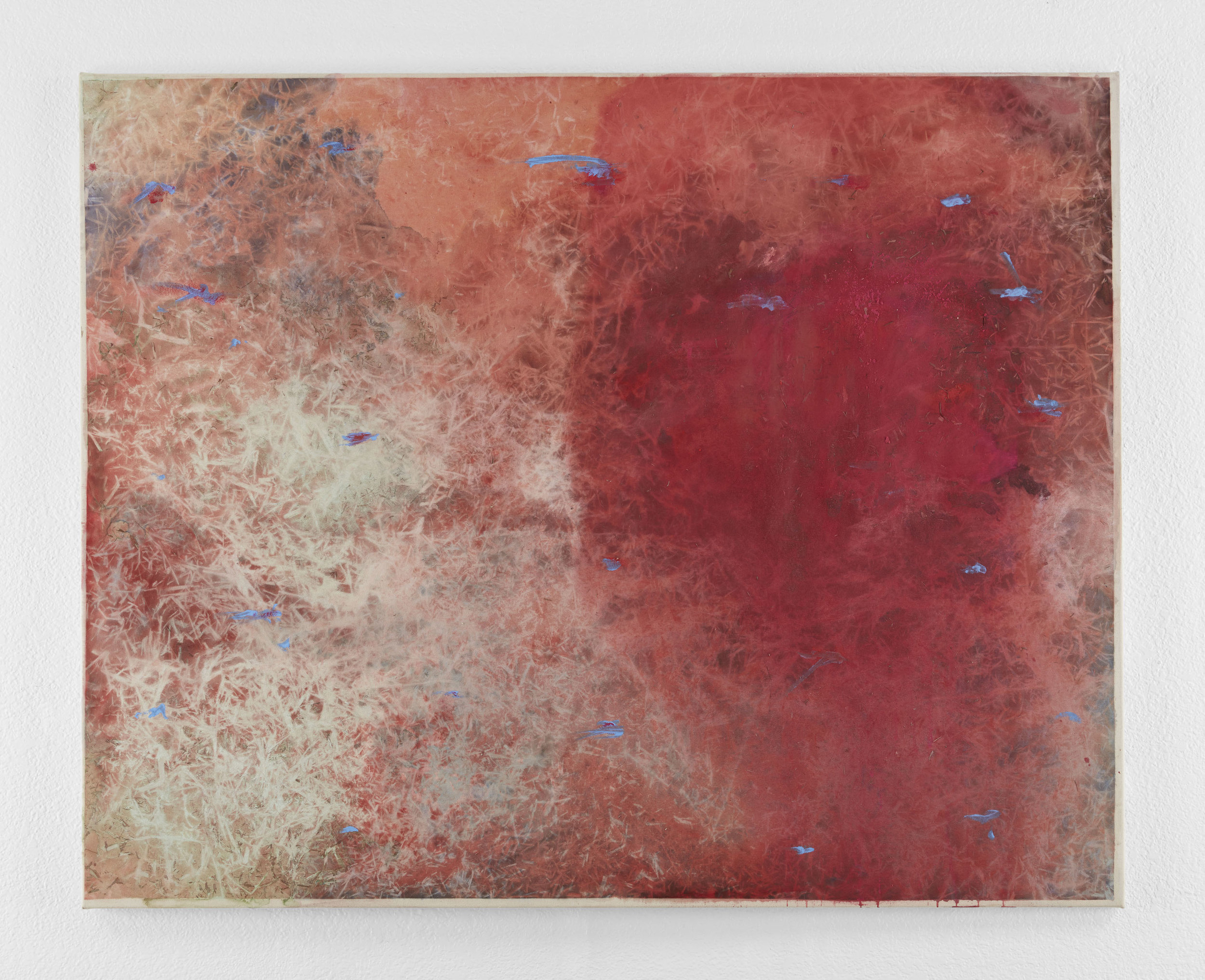 Natural Noise, 2018, watercolour and flashe on canvas, 52 x 58 inches