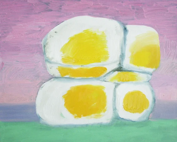 Tower of Meaning, 2014, oil and acrylic on canvas, 20 x 24 inches