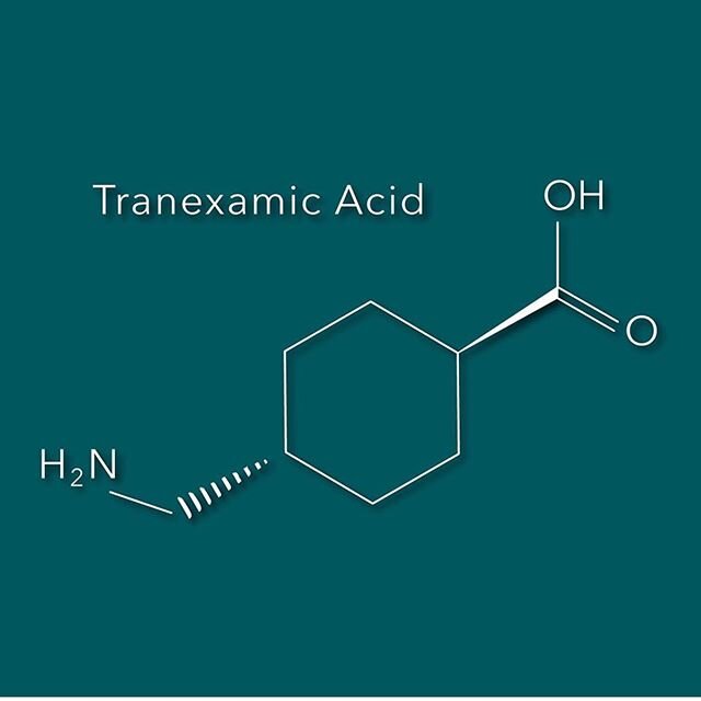 Tranexamic Acid Spotlight, one of the actives in our Daily Brightner and the new Brightening Microneedling. Tranexamic Acid is a derivative of the amino acid lysine.  This acid is a powerful ingredient use to brightening the skin and fix dark spots w