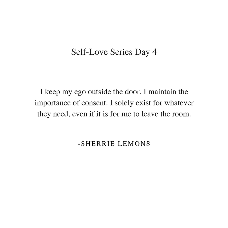 Self-Love Series Day 4: Sherrie
