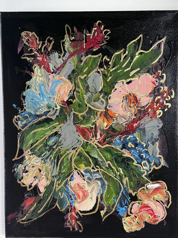 Dark is as Light, acrylic on canvas