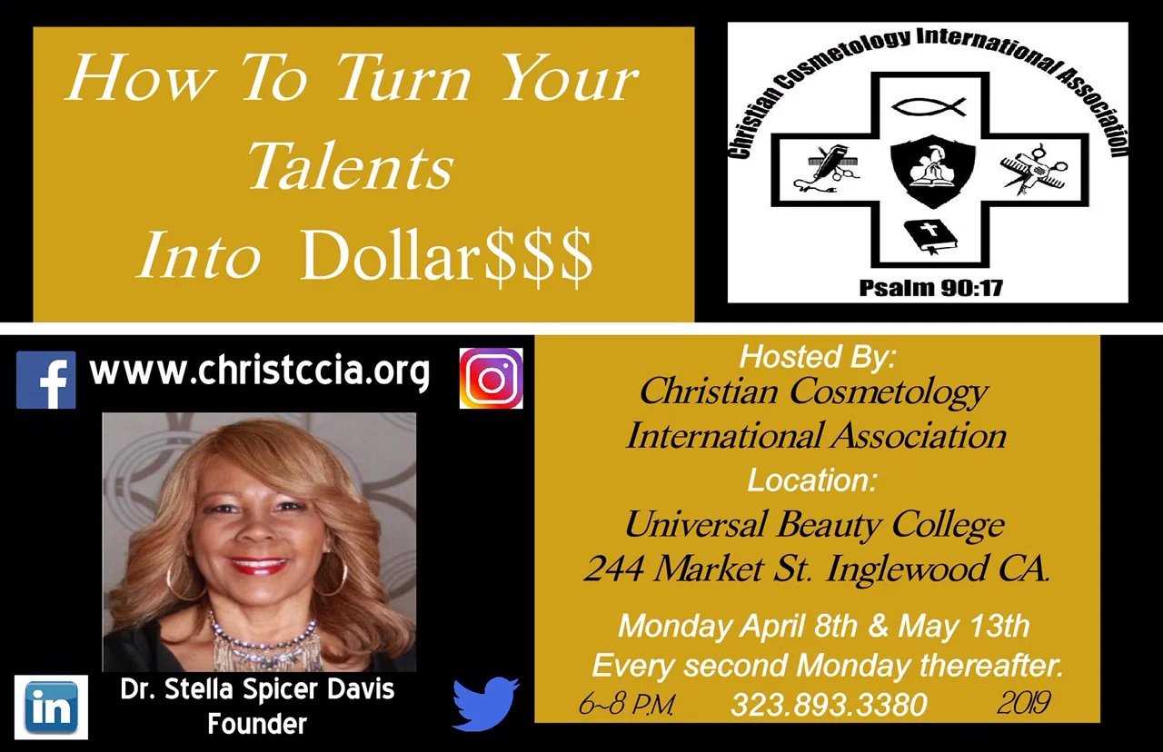 " Turn Your Talents into Dollar$$$"  by Dr. Stella Spicer Davis 