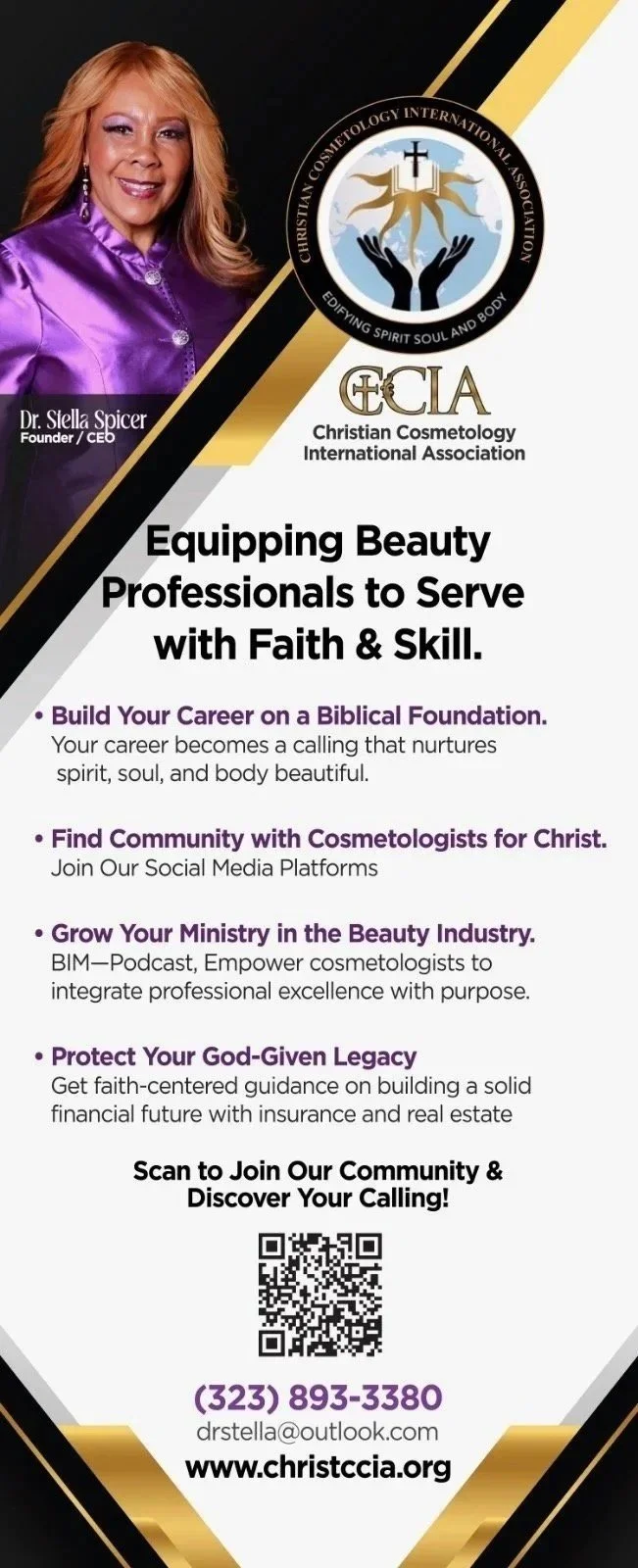 Christian Cosmetology Banner 