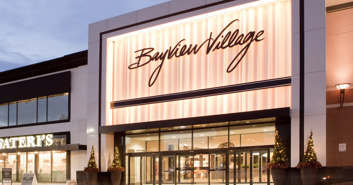 Bayview Village Mall today
