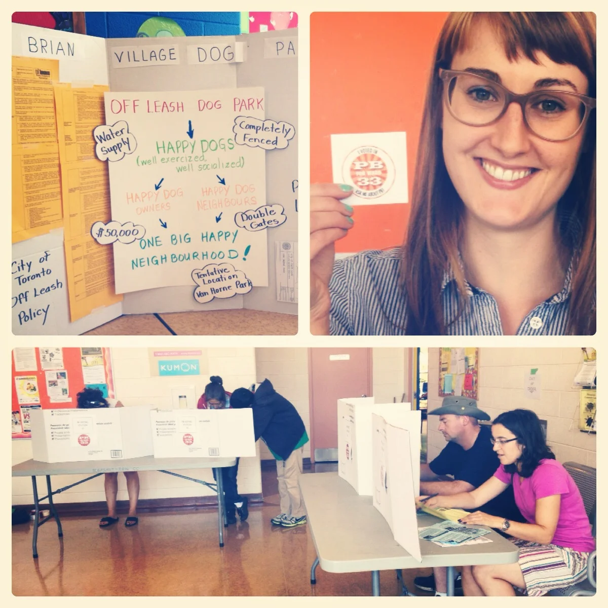 A collage from our first-ever PB process in 2014