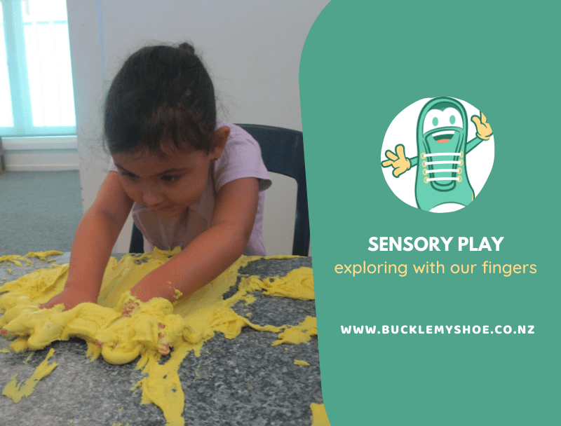 Sensory Play: Exploring with our Fingers