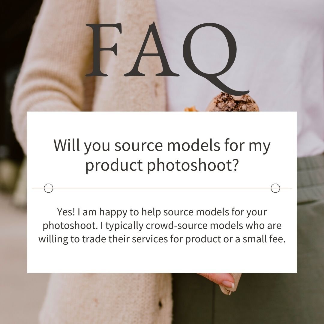 Models are super important for lifestyle product photography. Showing people actually using your product helps bring it to life. It helps potential customers see the product integrating into their lives and drives sales. 

Because it's so important t
