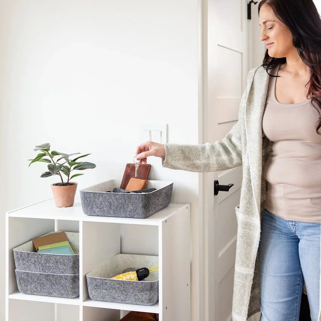 Three by Three Cubby Storage Bins