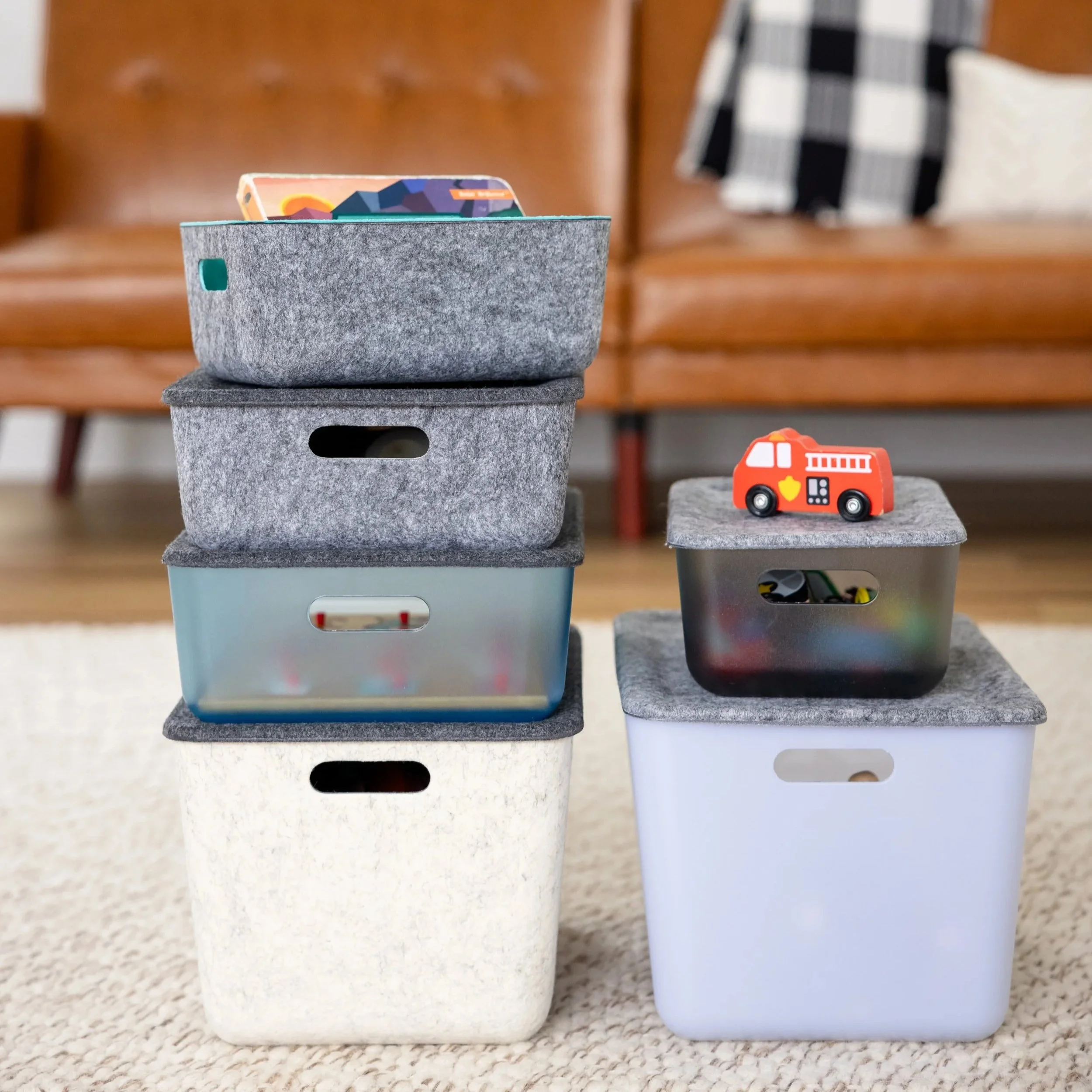 Three by Three reSTAK Storage Bins