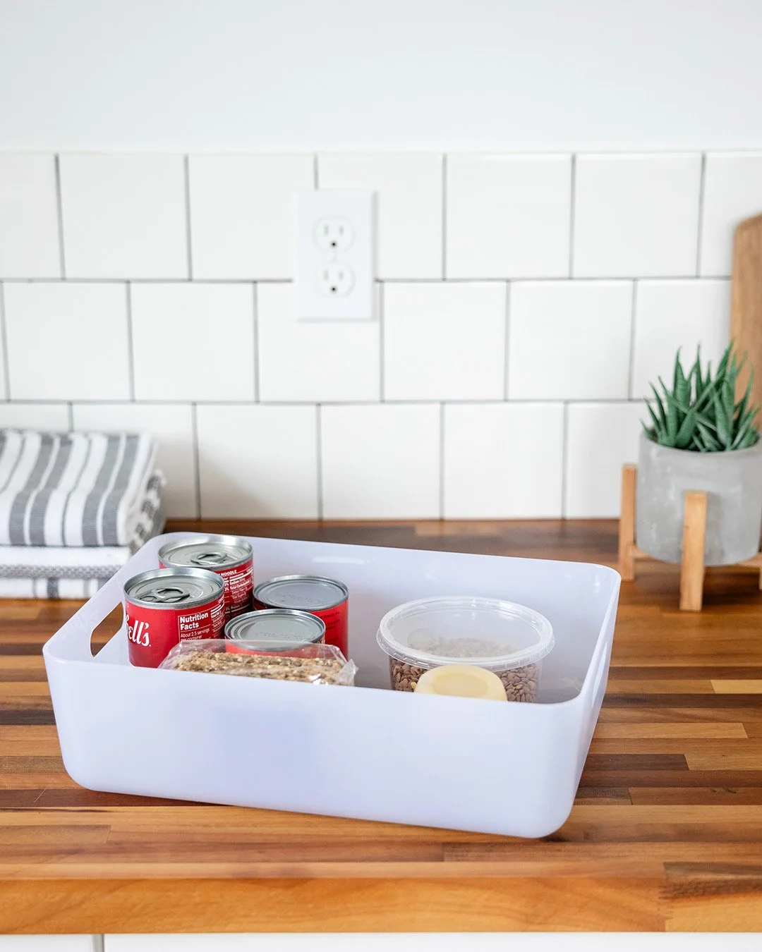 The objective for this shoot was to create imagery for the brand to launch their new organizational bin line with. I needed to create a variety of scenes within the confines of my small studio (and car trunk), so I thought about as many scenarios as 