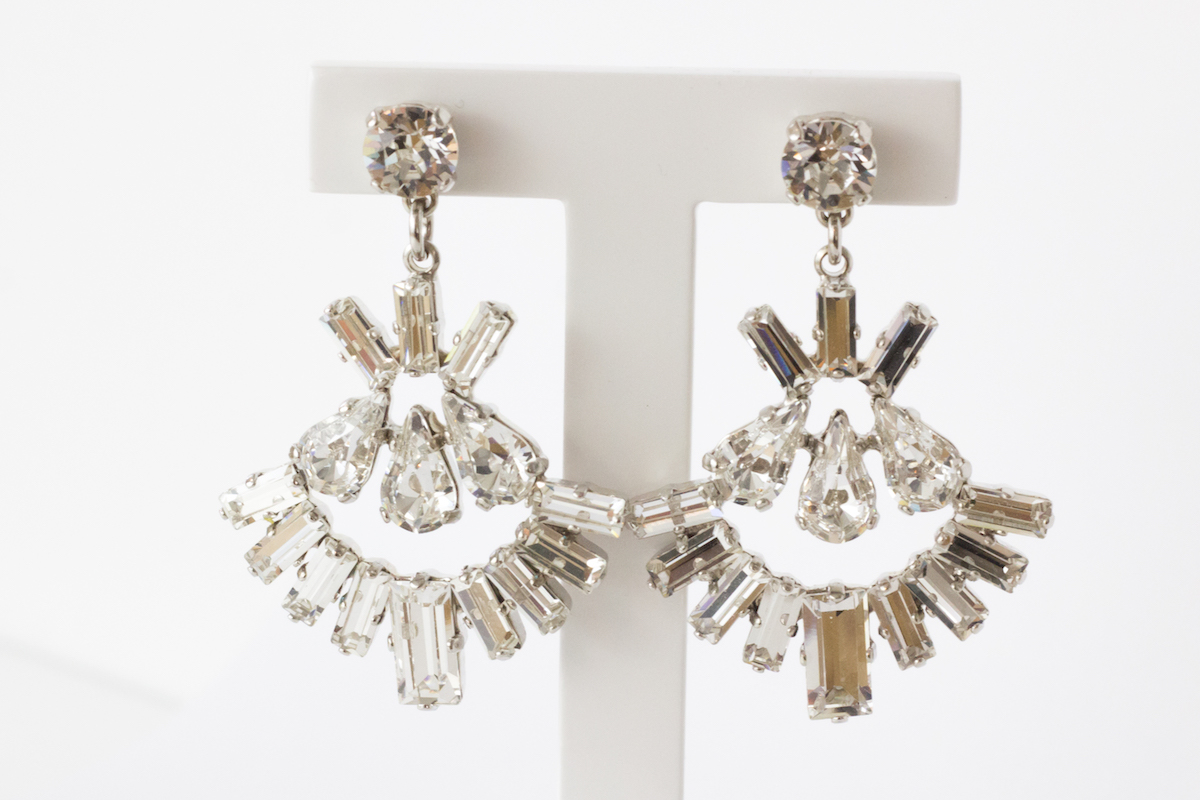 Deco Mini Chandelier Earrings by Tilly Thomas Lux