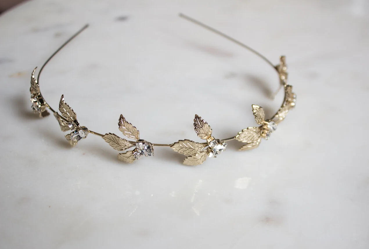 Amy Leaf Headband — Tilly Thomas Lux