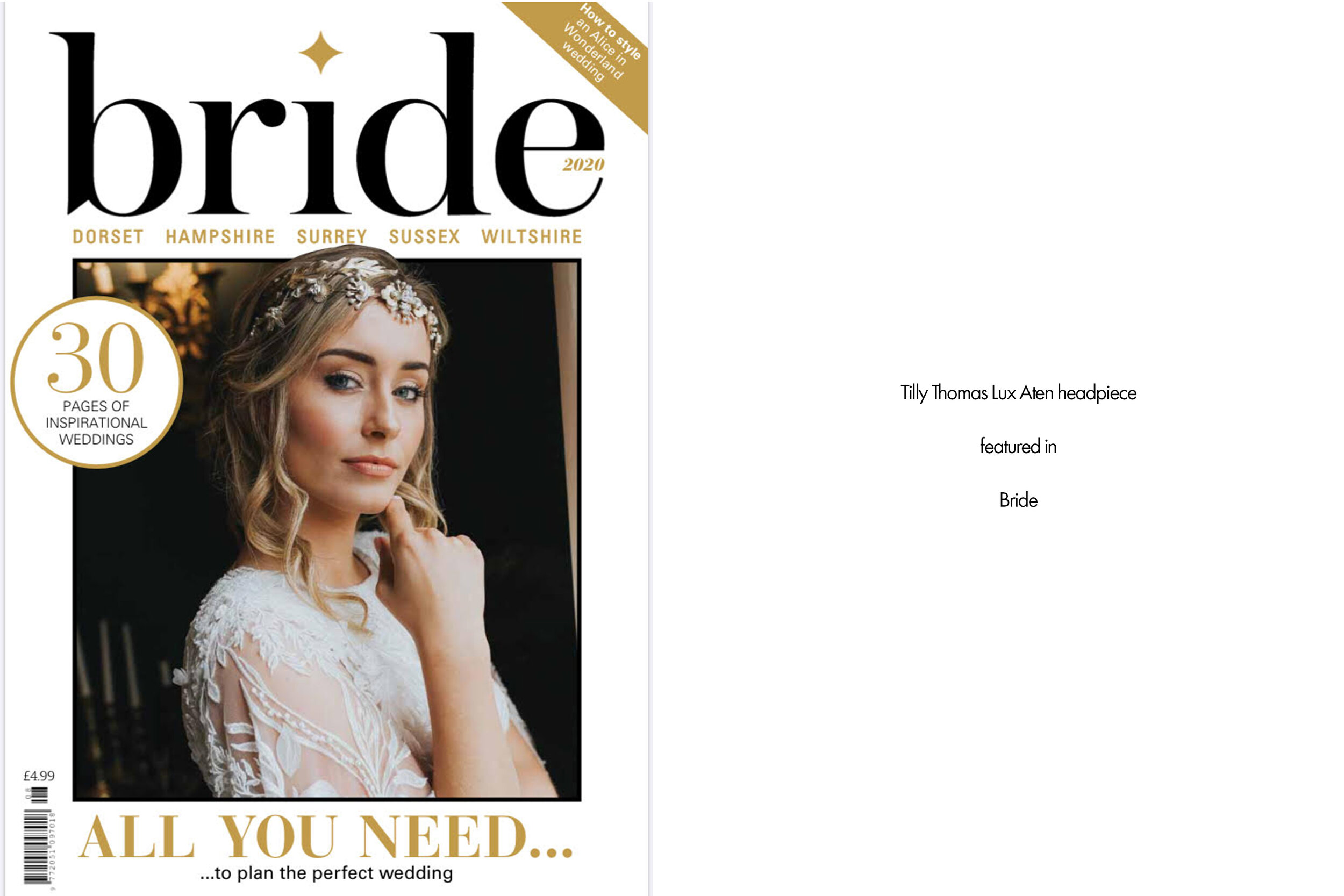 Tilly Thomas Lux featured in Bride