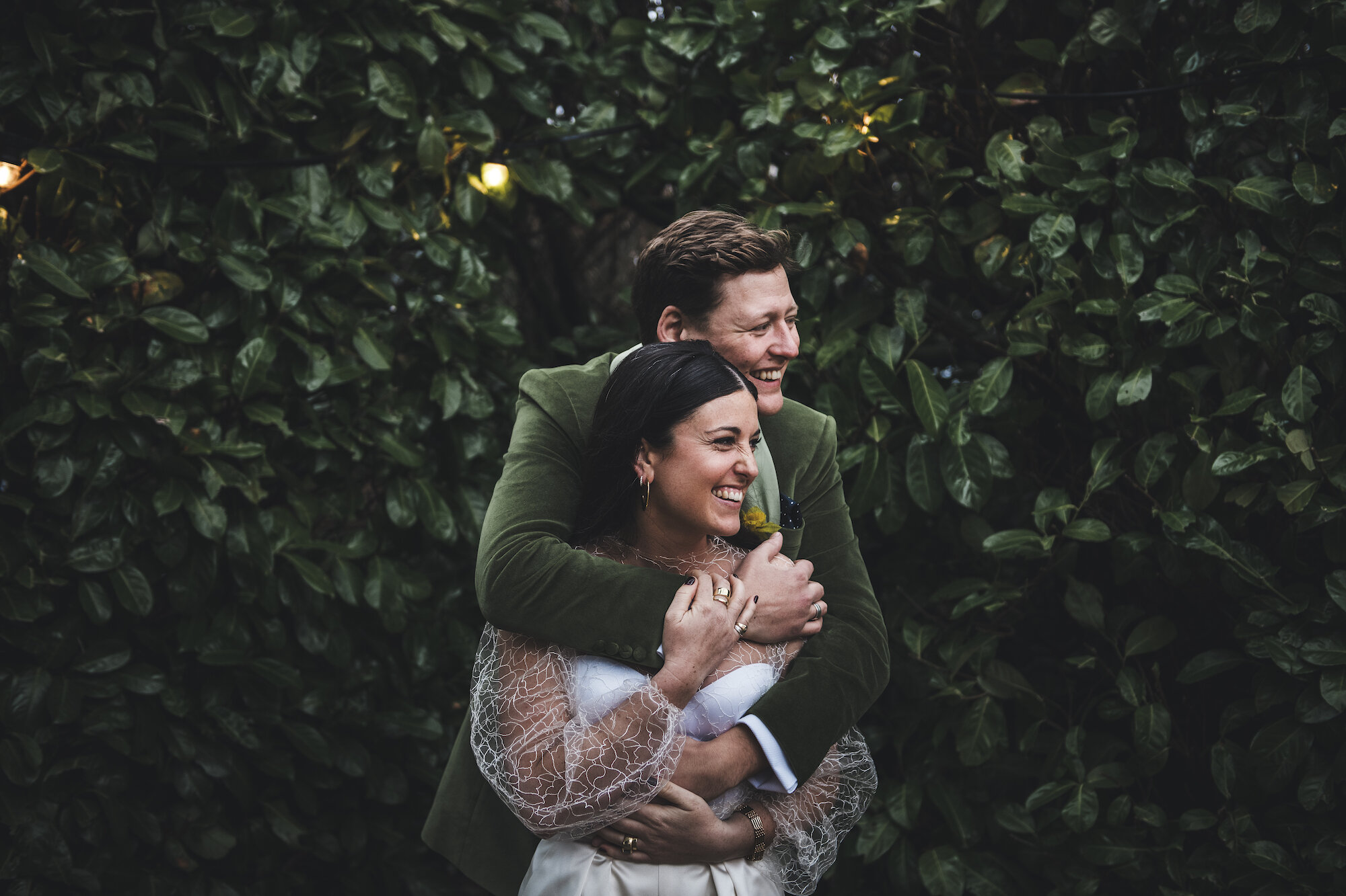 A stunning springtime wedding with Halfpenny London separates and personalised Tilly Thomas Lux hairclip