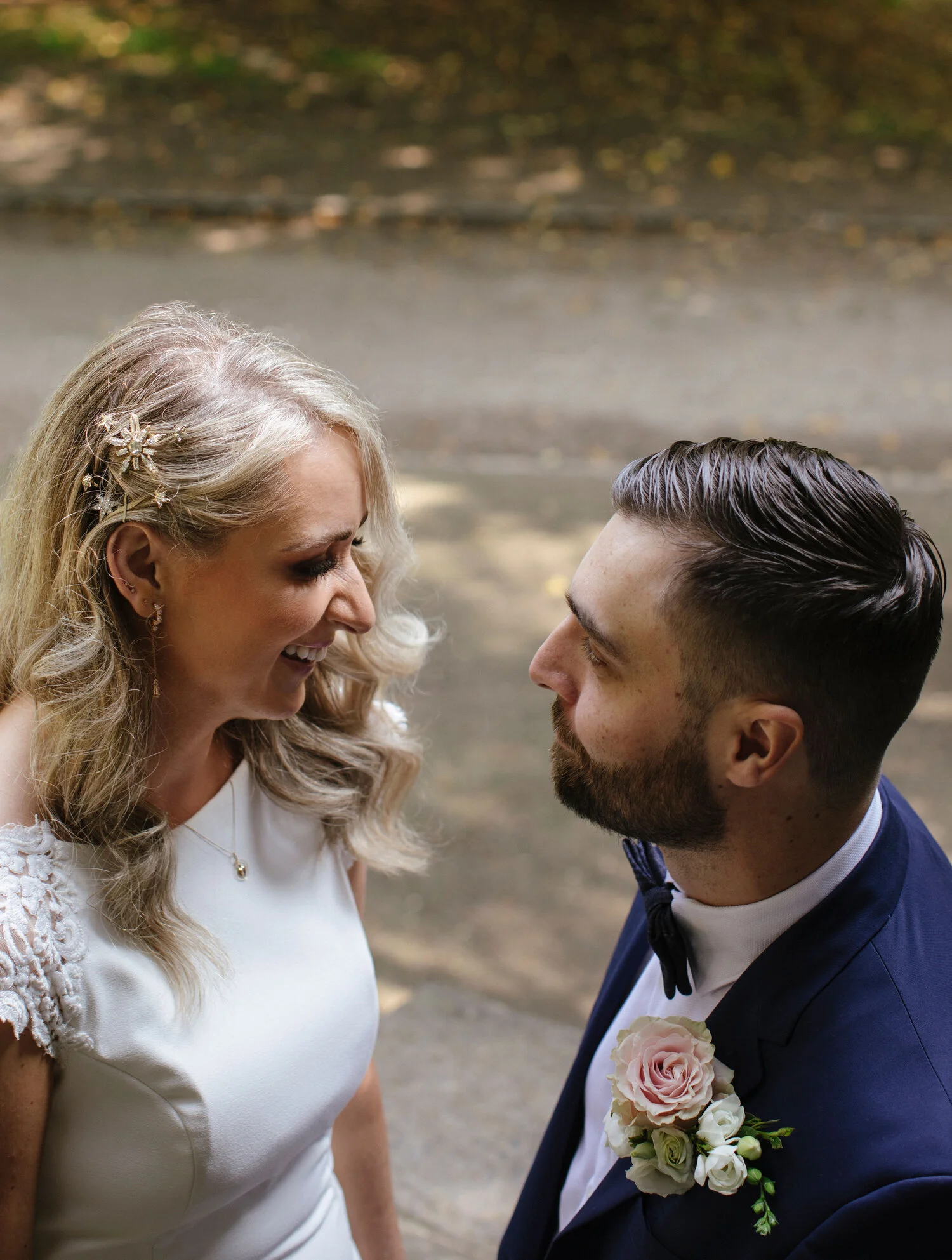 A selection of Tilly Thomas Lux stars for an intimate wedding