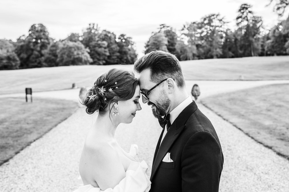 Celestial Tilly Thomas Lux sparkles for an English stately home wedding 