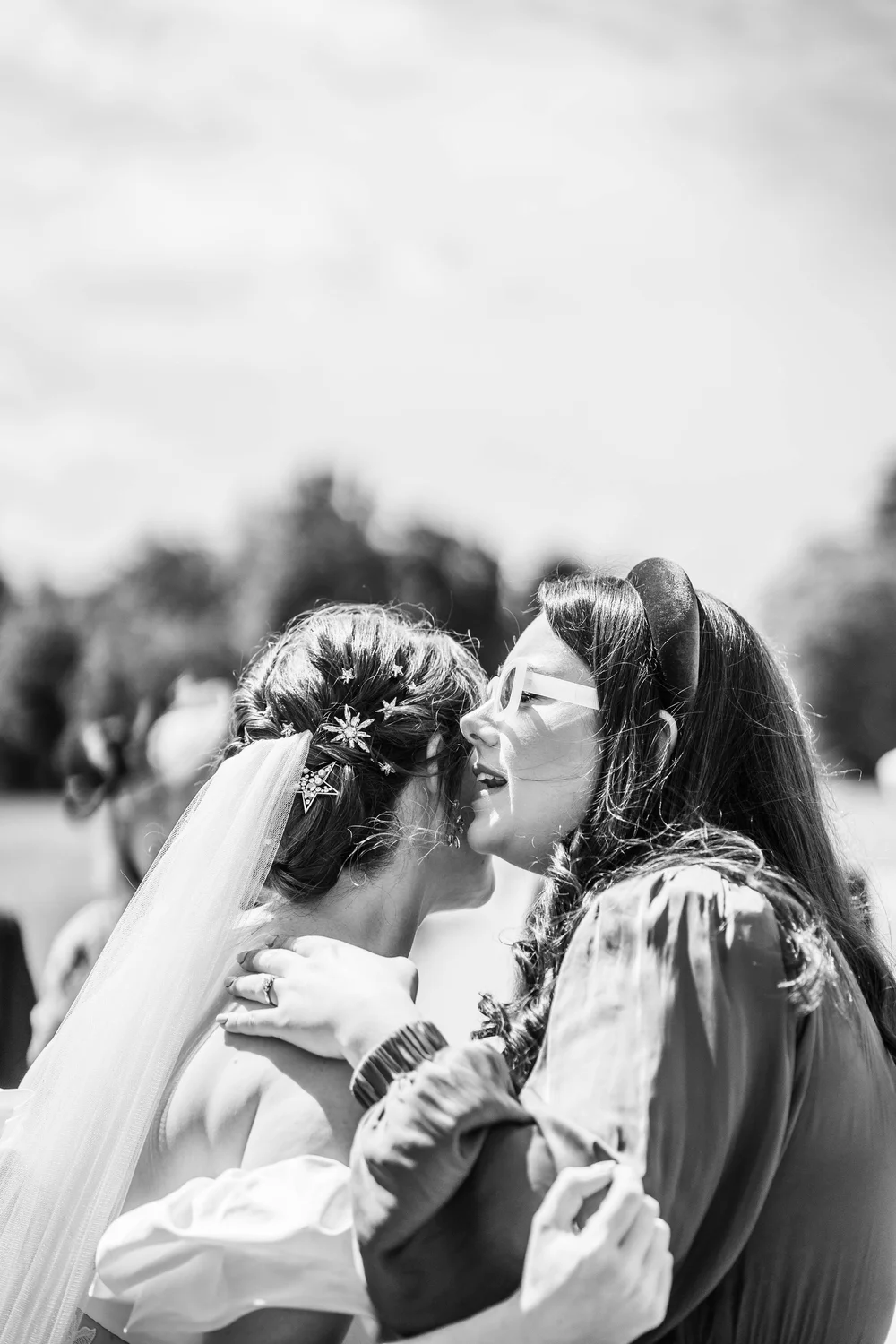 Celestial Tilly Thomas Lux sparkles for an English stately home wedding 