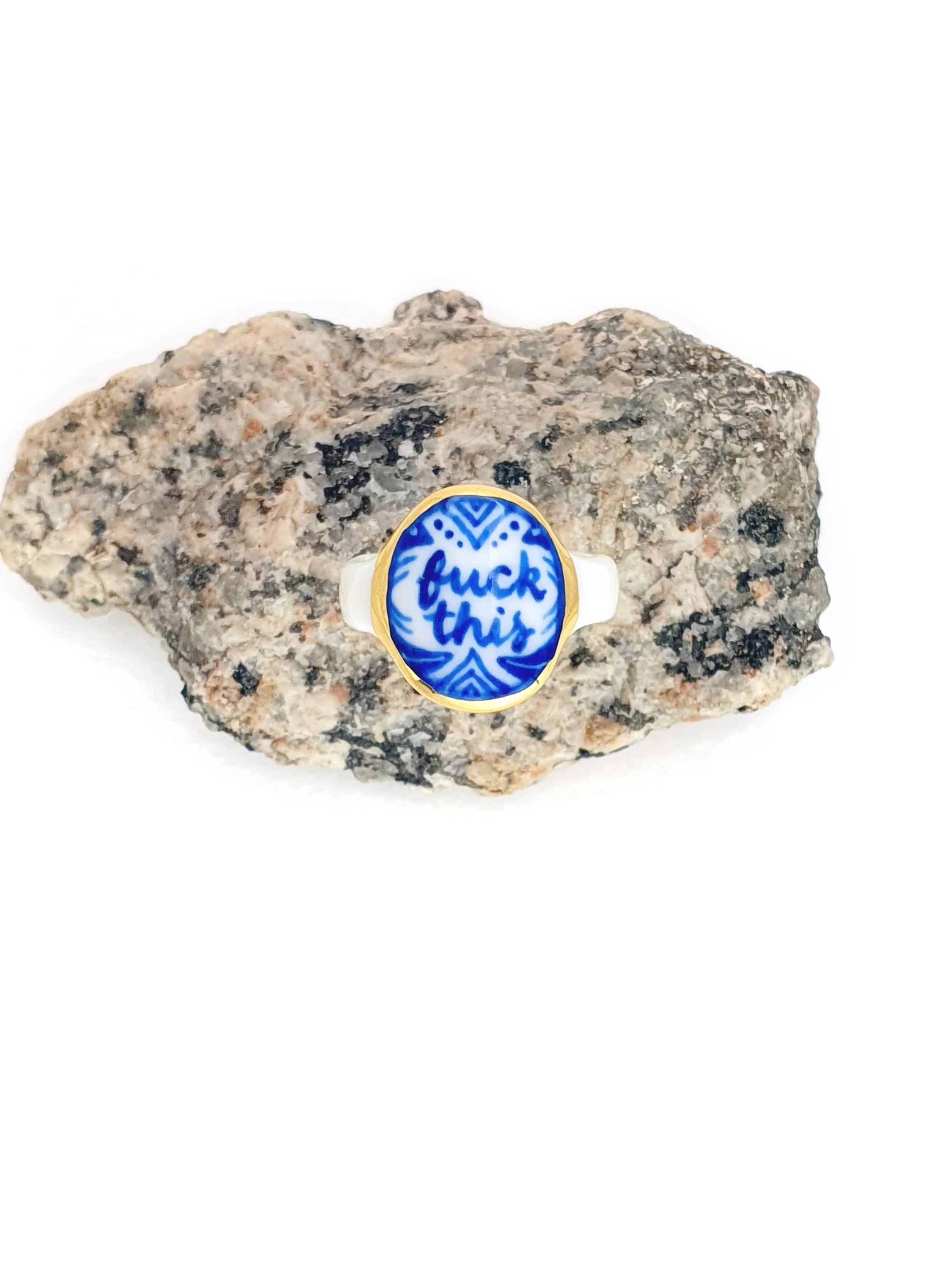 014 Fuck Thiss Ring - size R 8.5