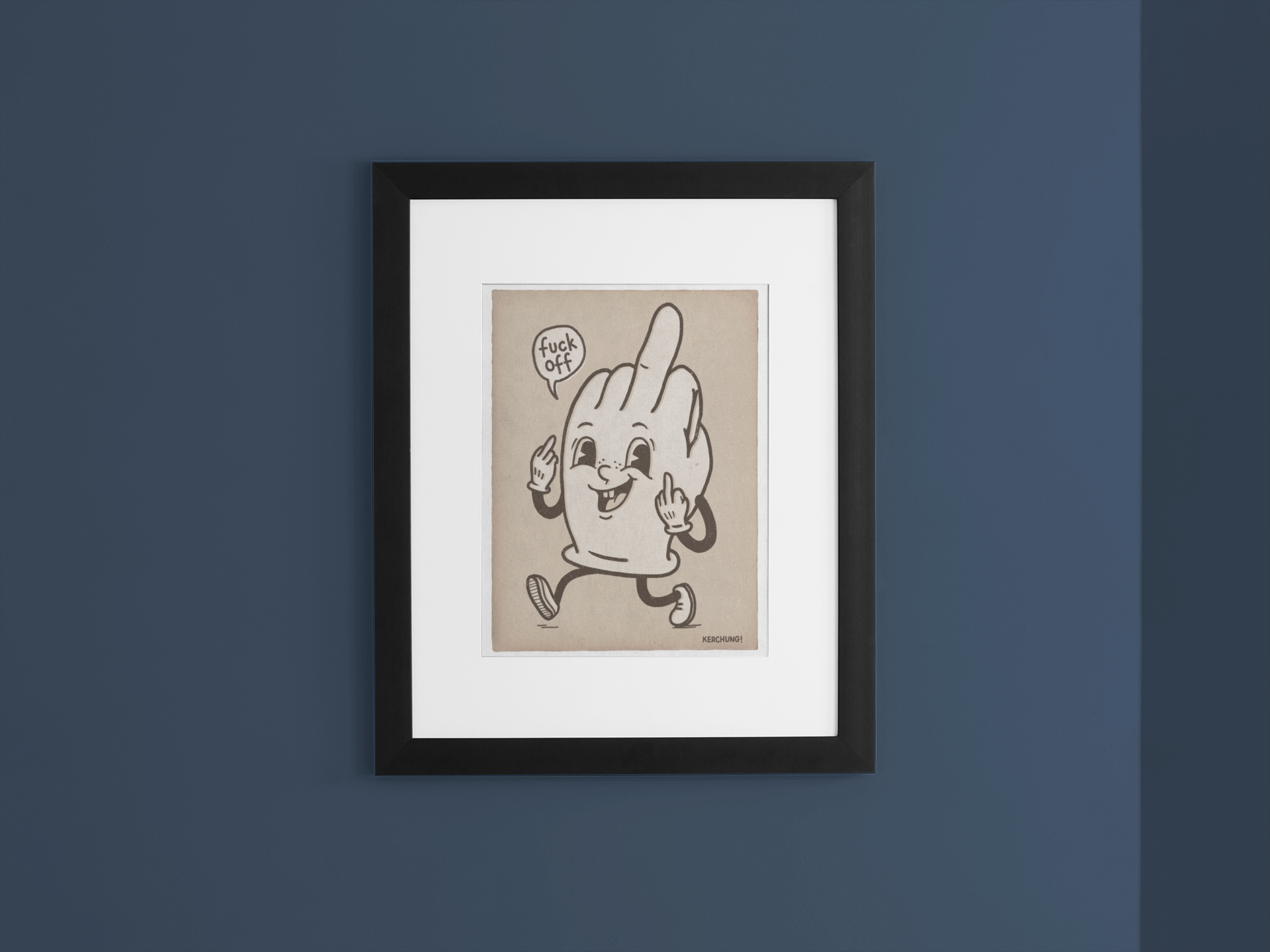 front-mockup-of-a-framed-art-print-on-a-pastel-color-wall-a15285.png