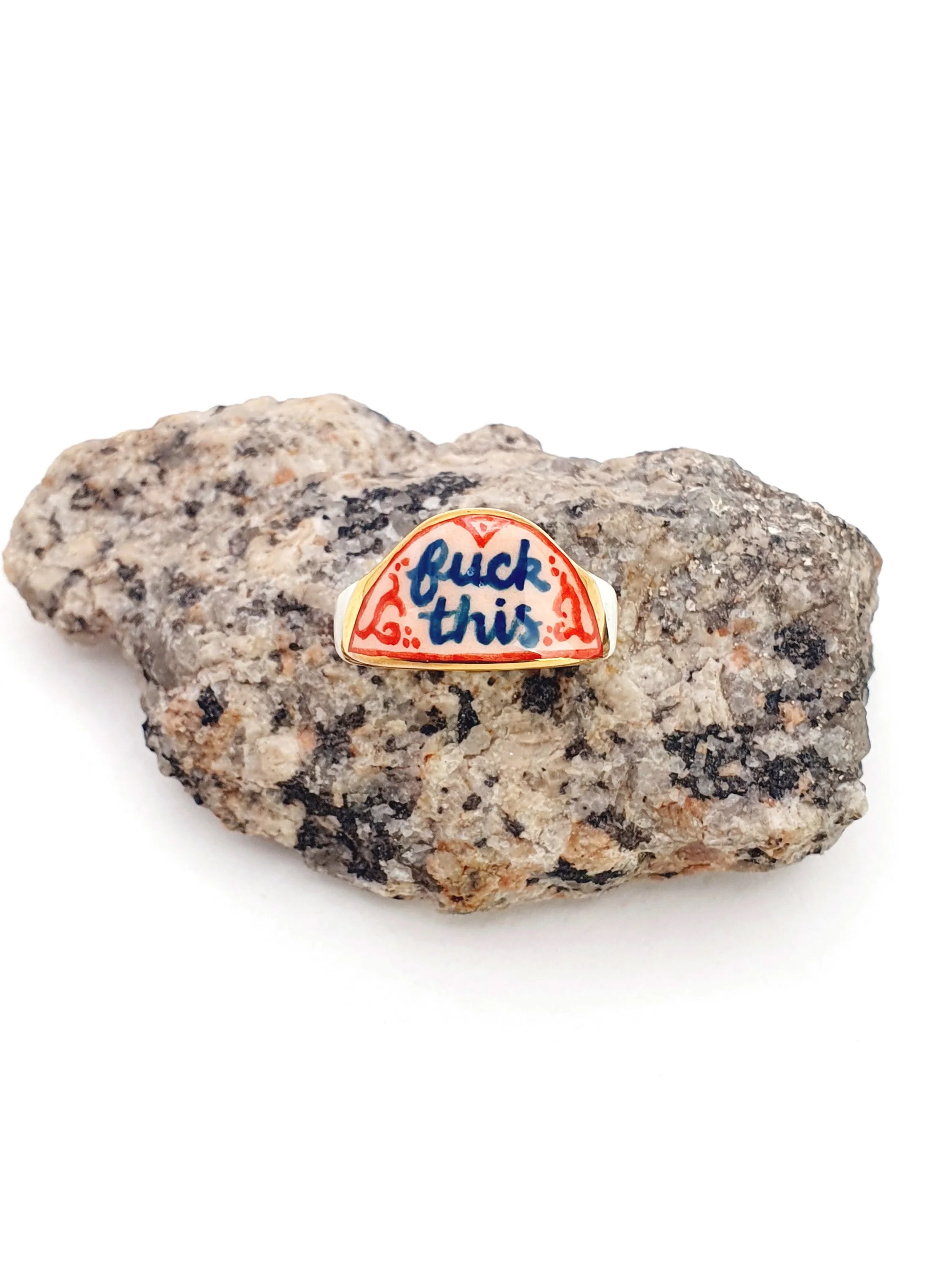 024 Fuck this Ring - size M 6.5