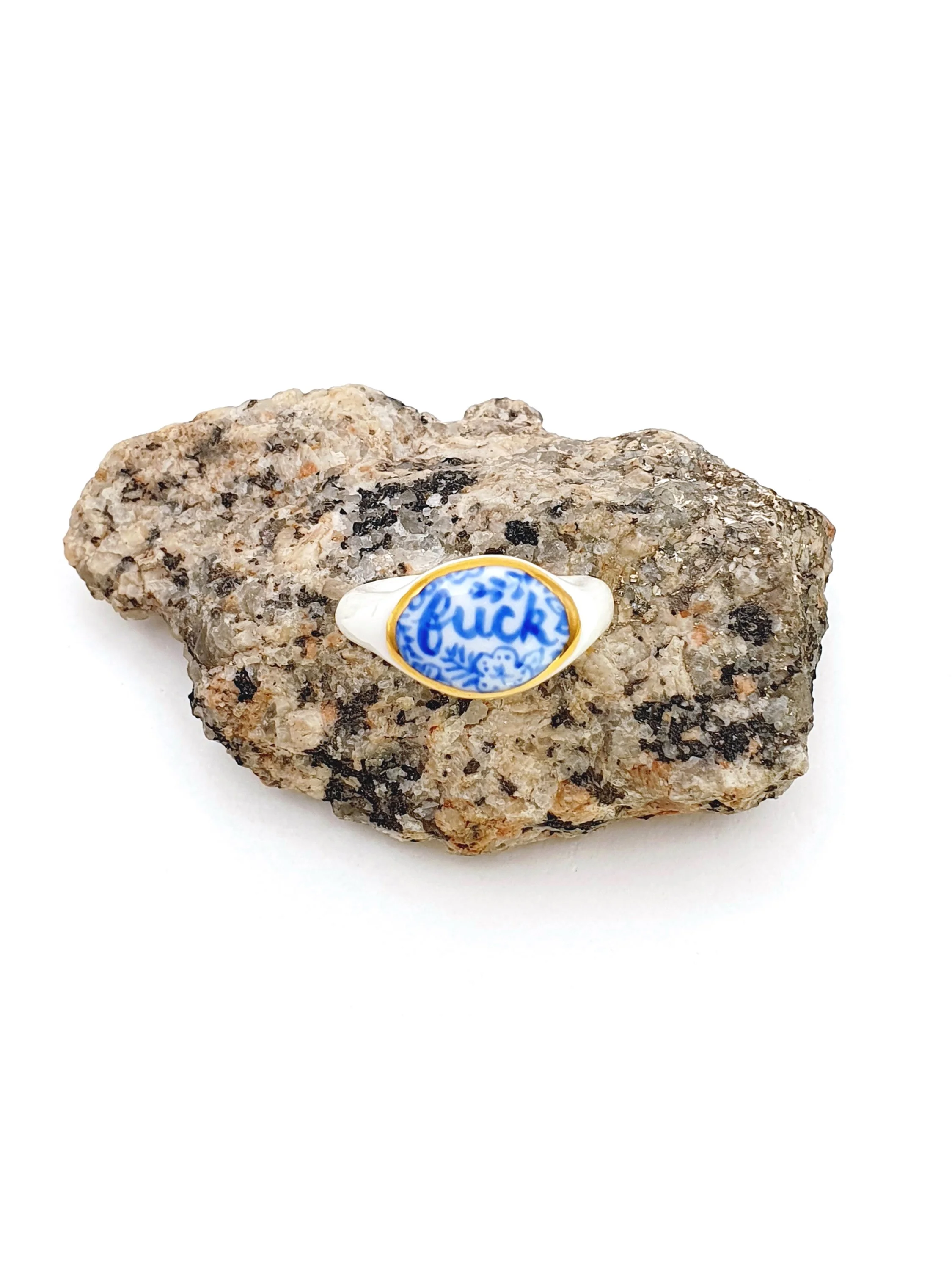 024 Fuck Ring - size N 6.75