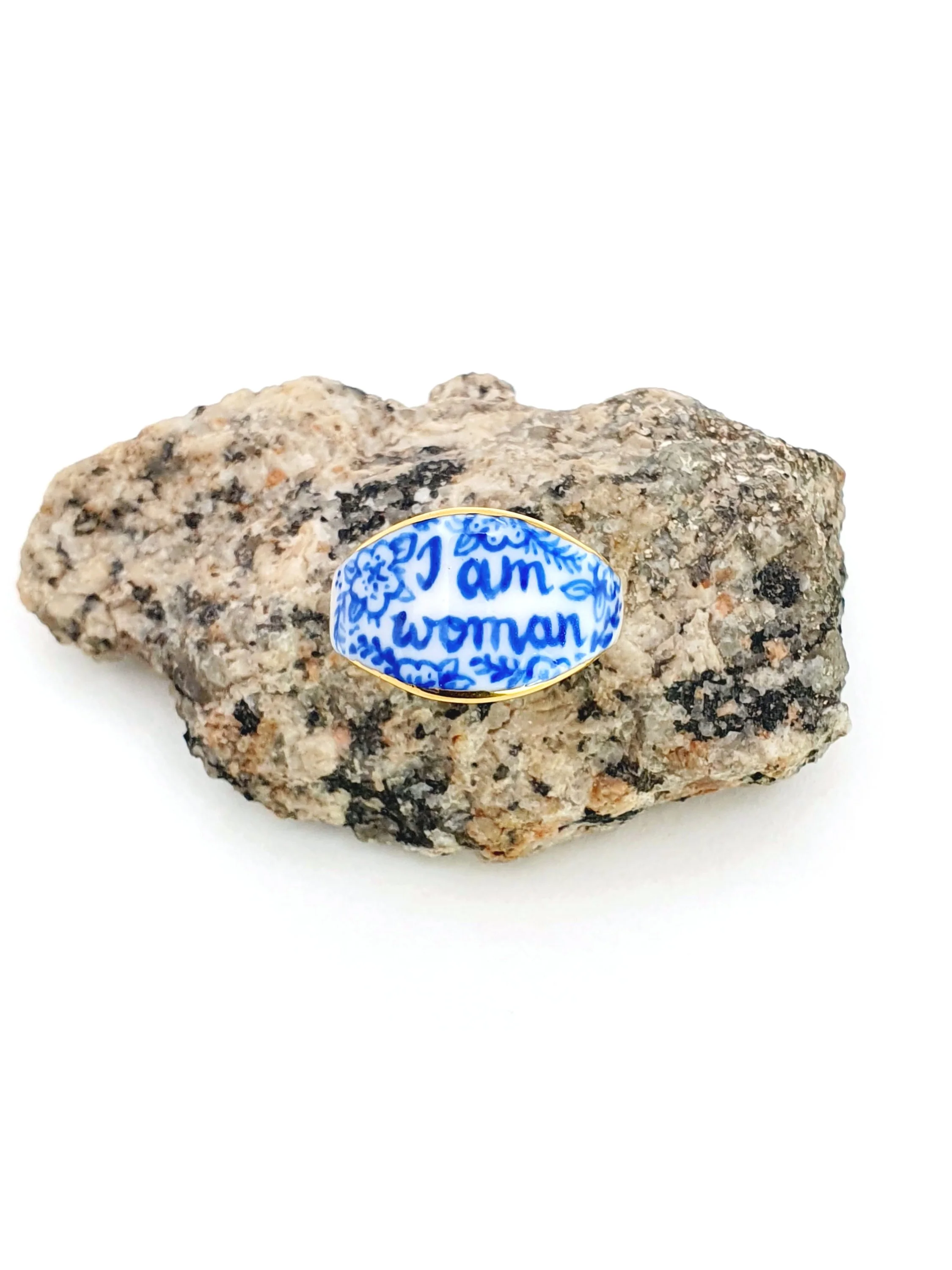 016 I am Woman Ring - size Q 8