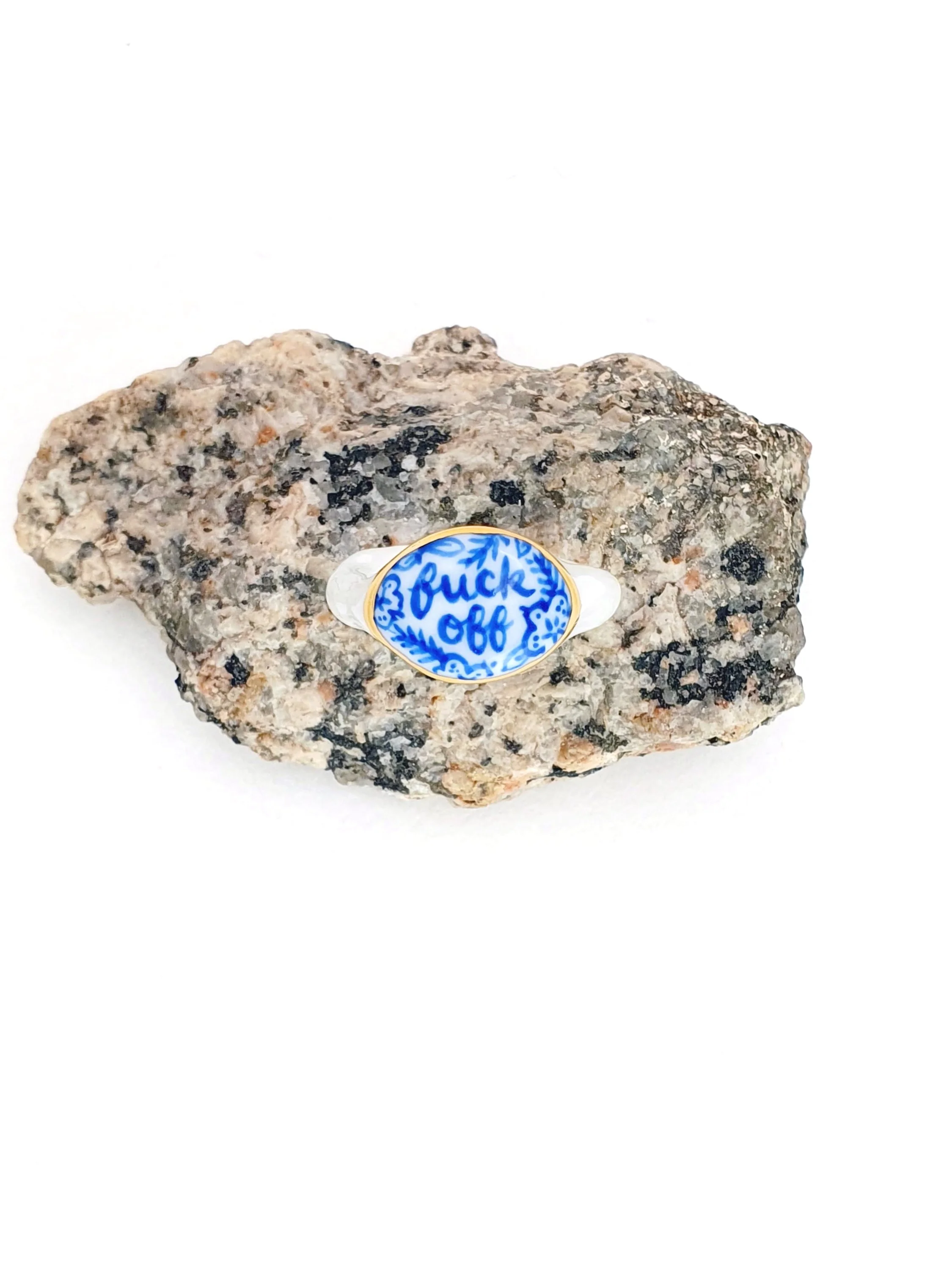 011 Fuck Off Ring - size S 9