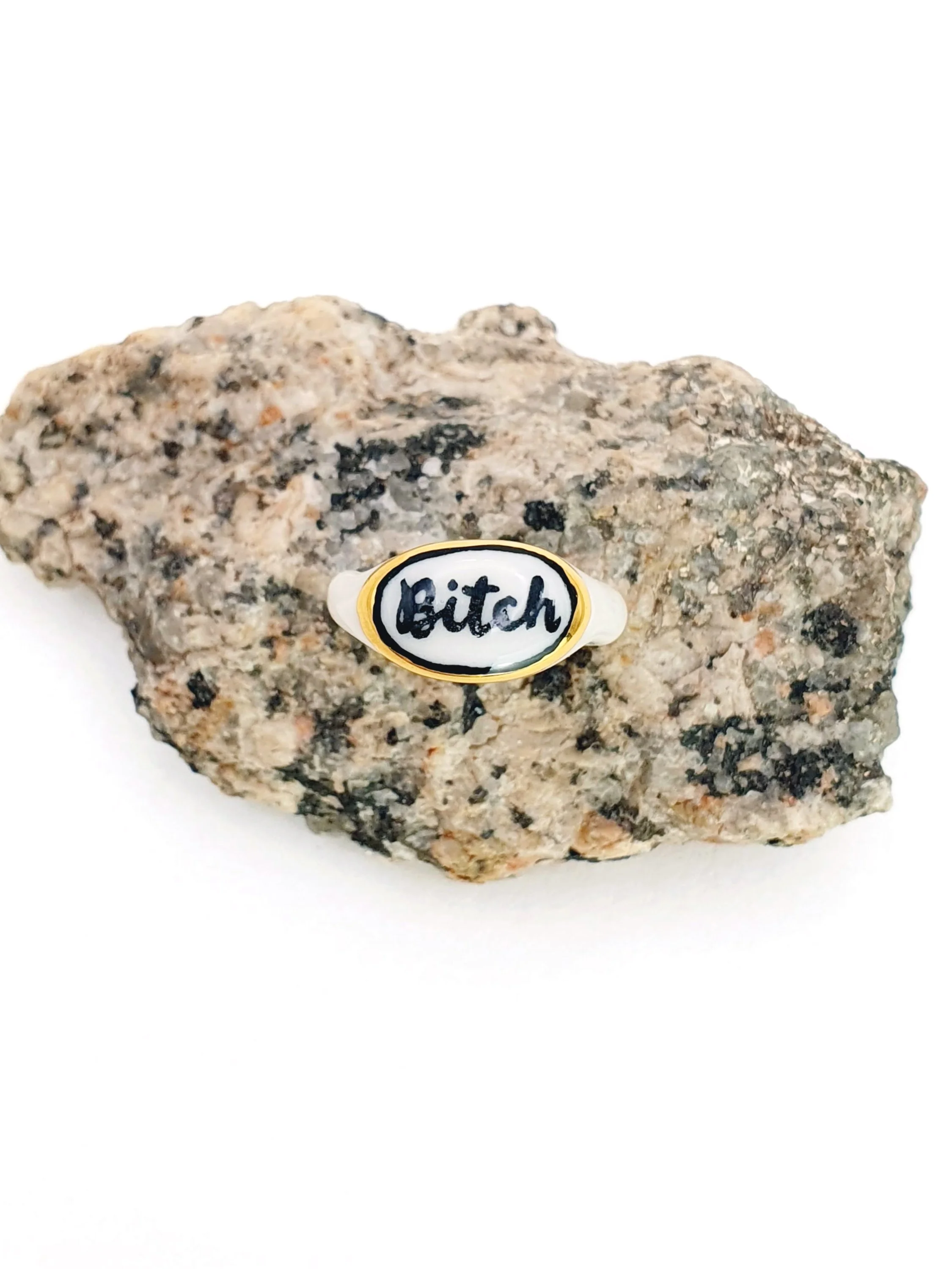 005 Bitch Ring - size J 5