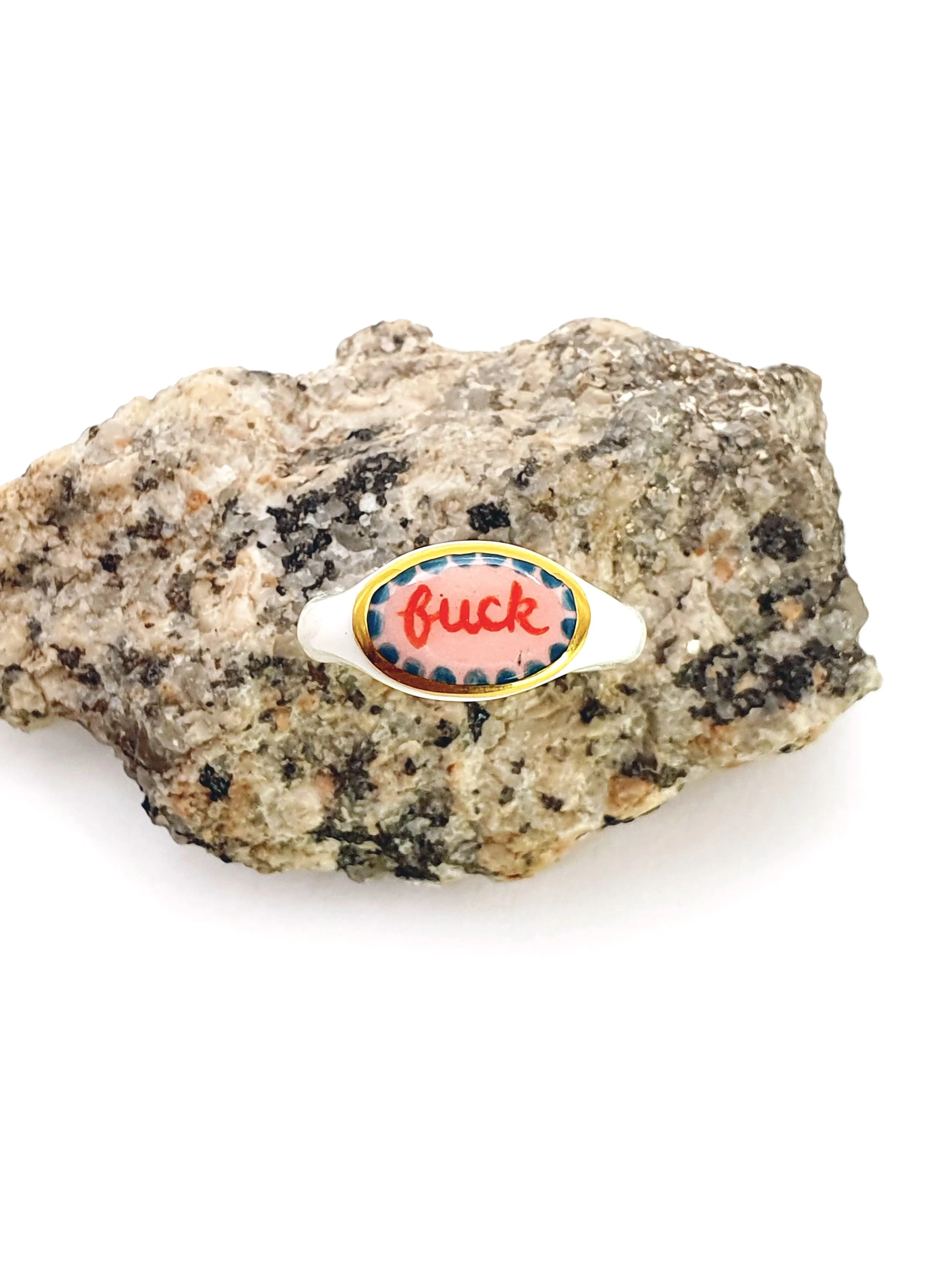 015 Fuck Ring - size S 9