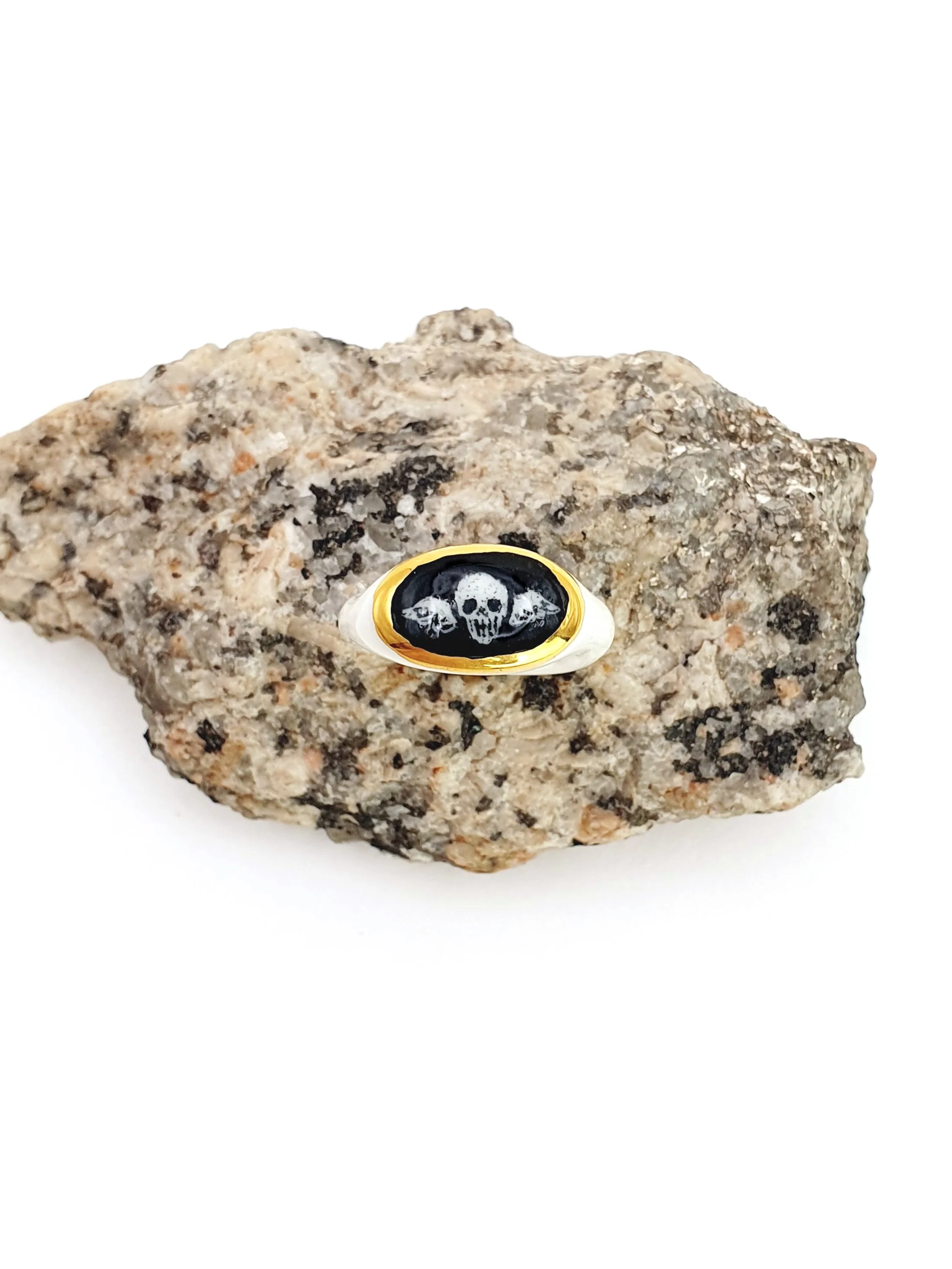 007 Skull Ring - size I 4.5