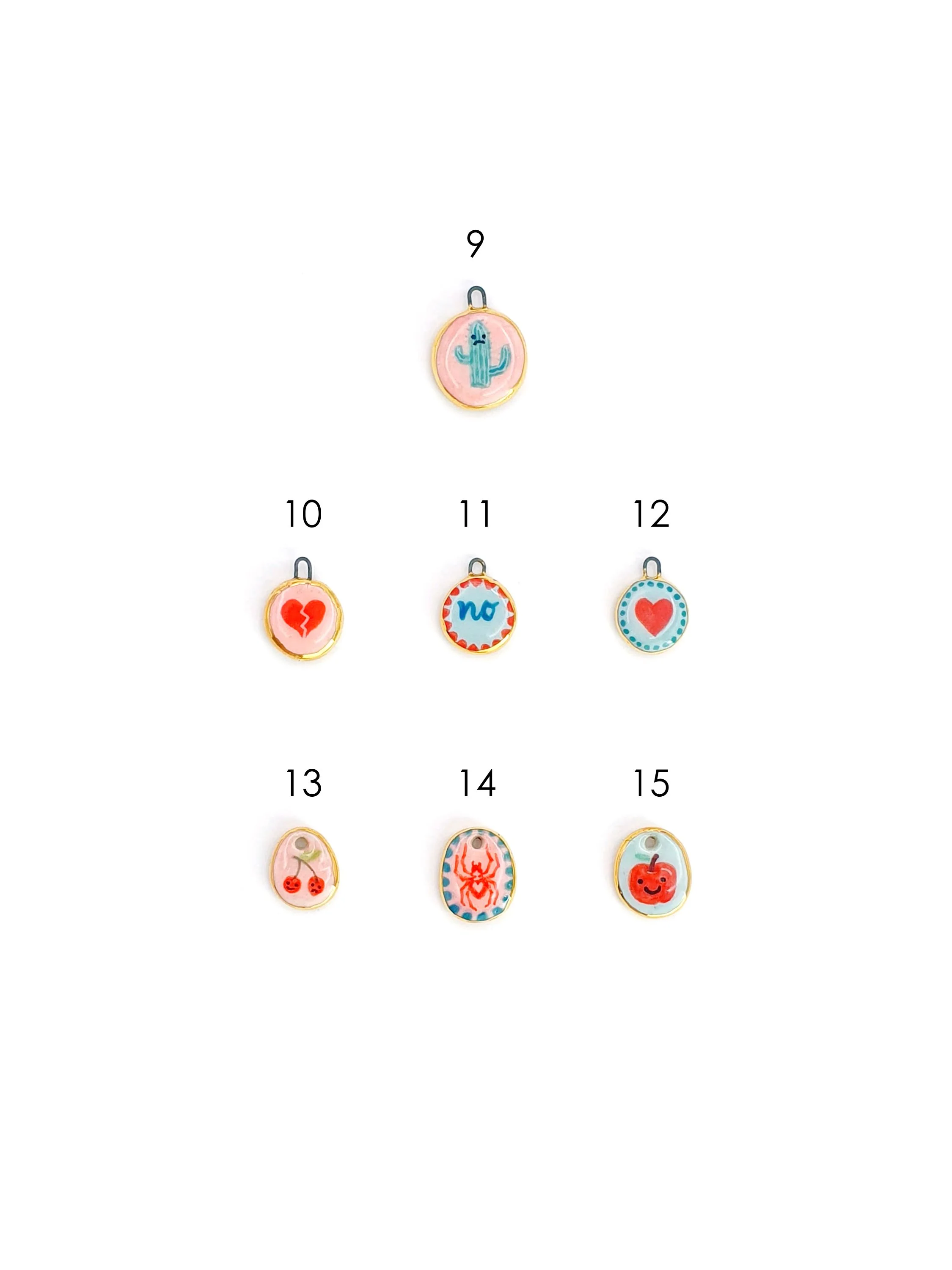 Mini charms - SET 2
