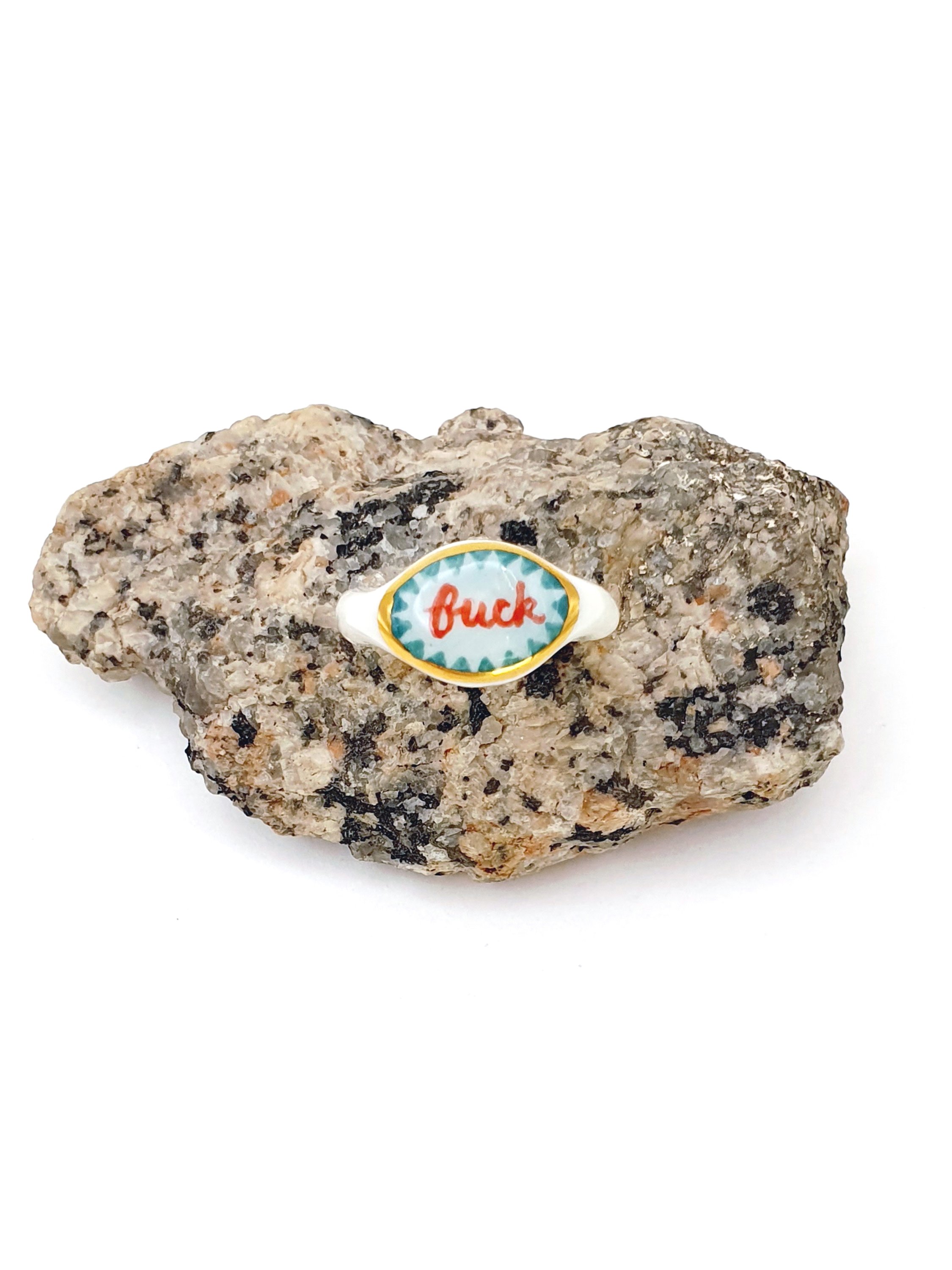 023 Fuck Ring - size N 6.75