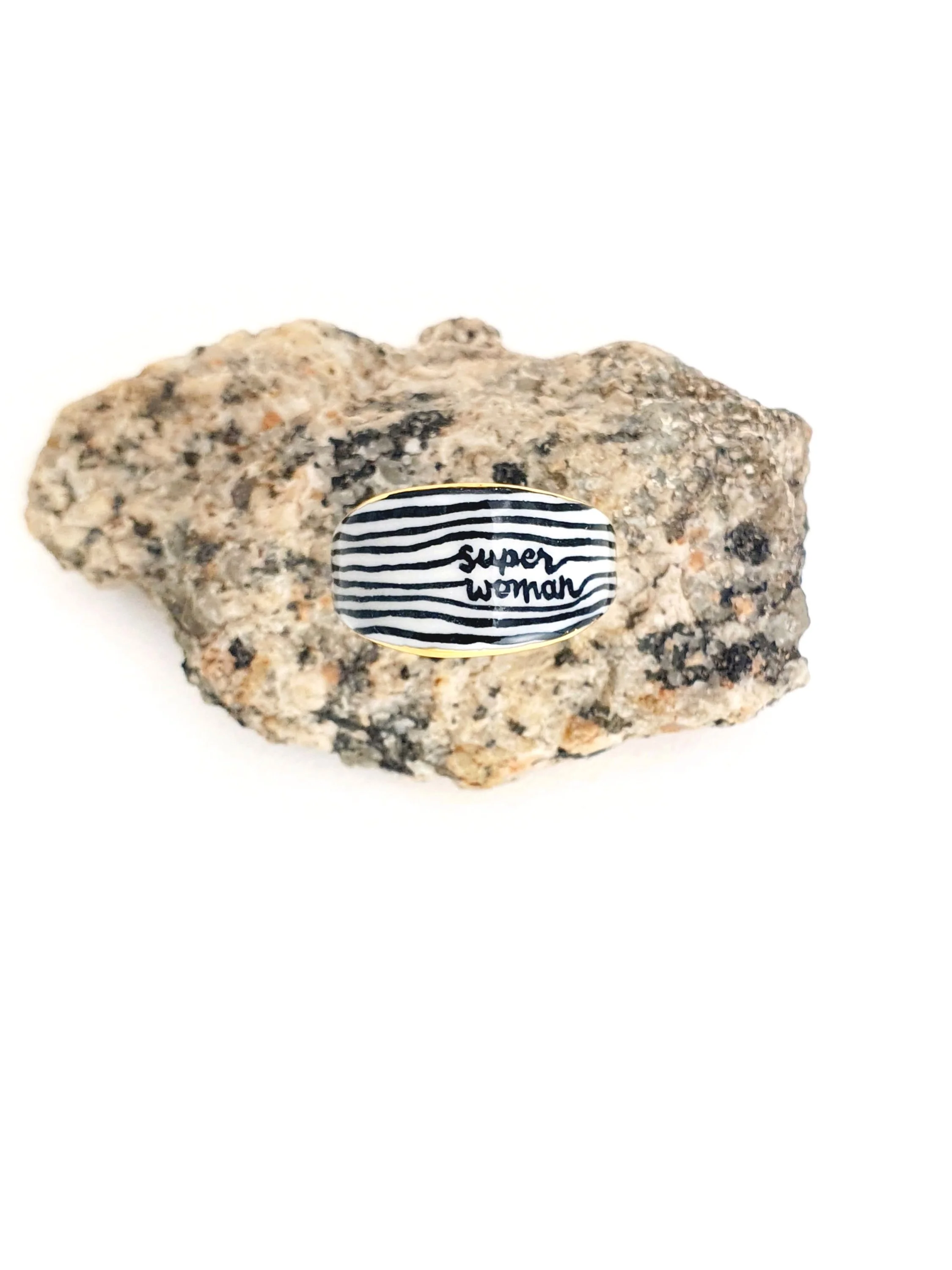 001 Super Woman Ring - size T 9.5