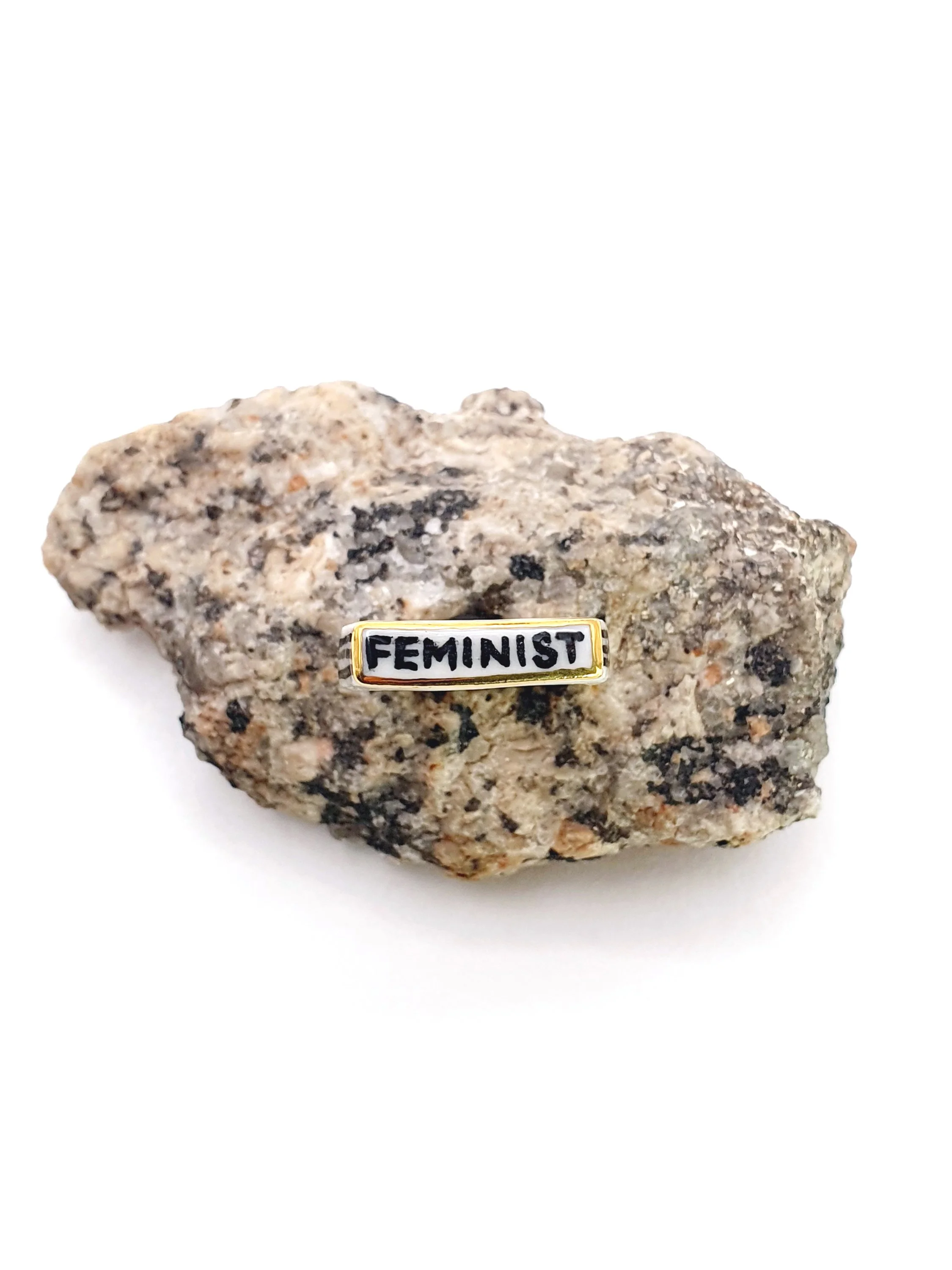 009 Feminist Ring - size  O 7