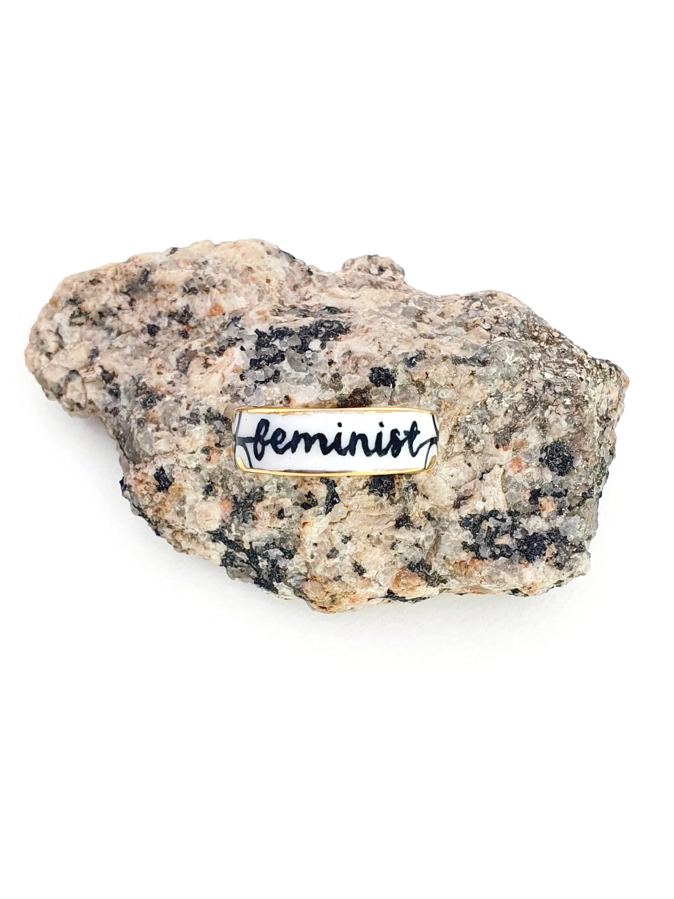 017 Feminist Ring - size R 8.5