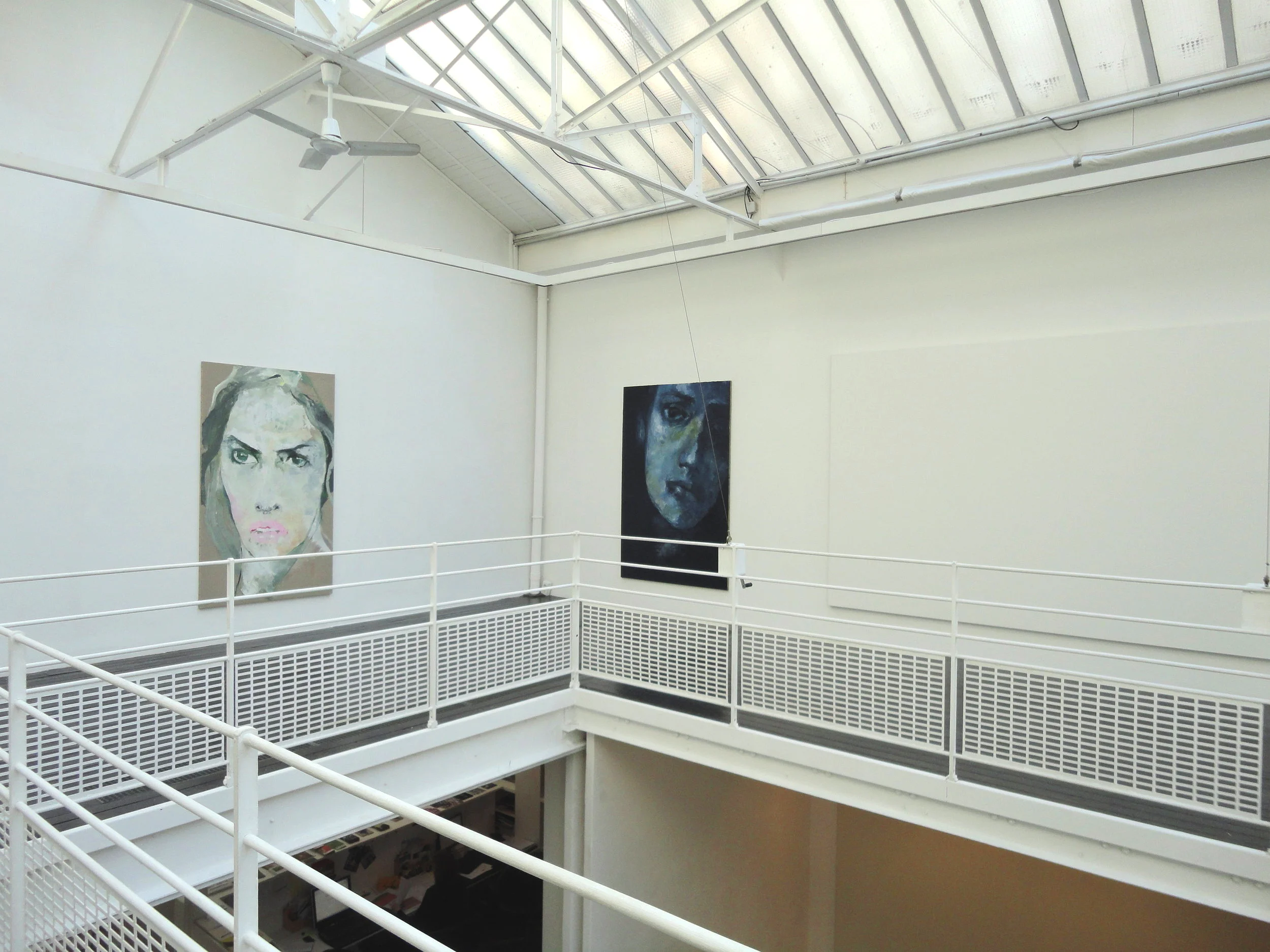 Duo avec Olivier Mosset galerie Les filles du calvaire, Paris, France