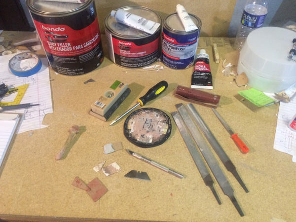Some of the various bits and pieces.