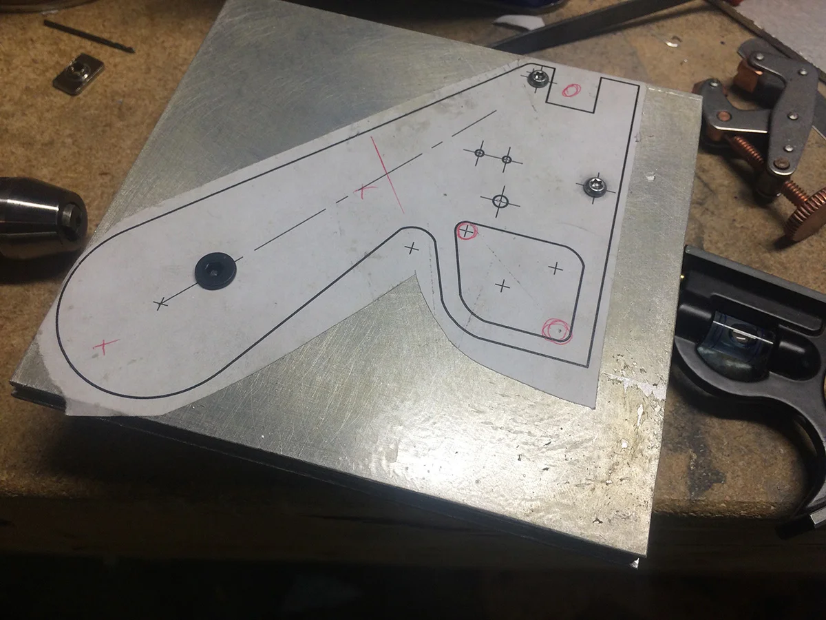 Templated grip frame