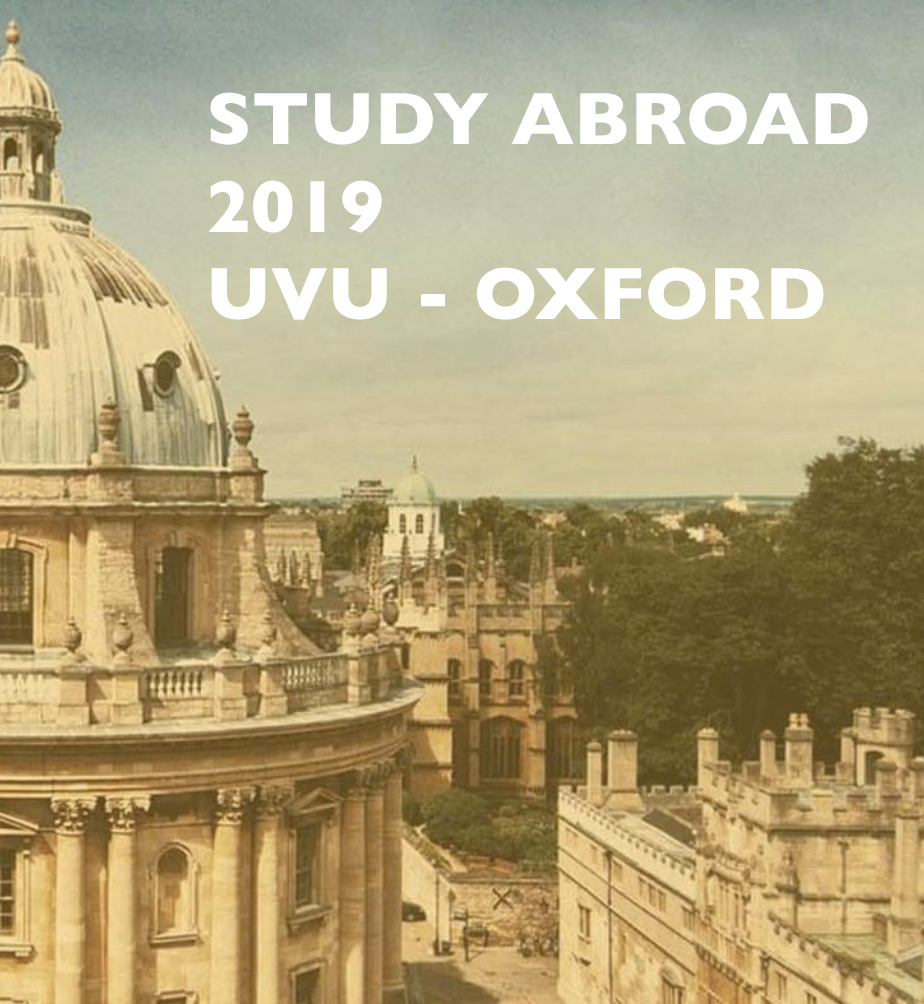 UVU-Oxford: Quill Summer School at Pembroke College