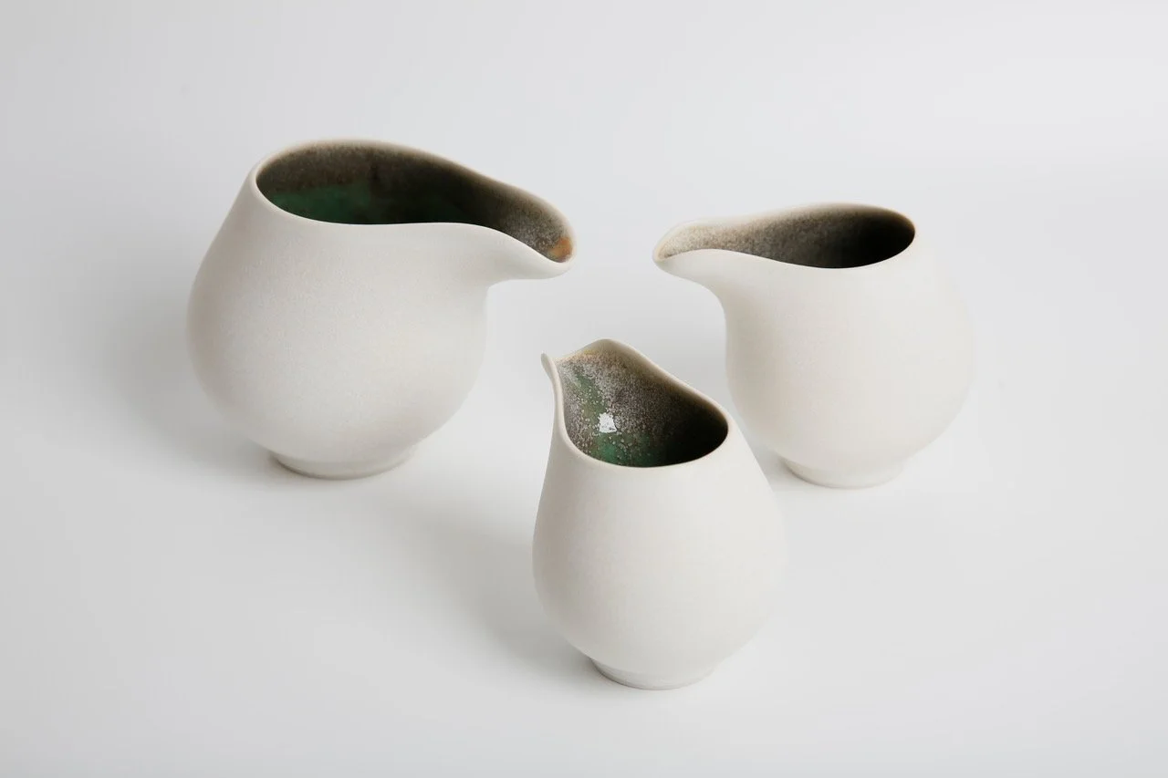 Kate Schuricht Flow, Sea Green Jugs.jpeg